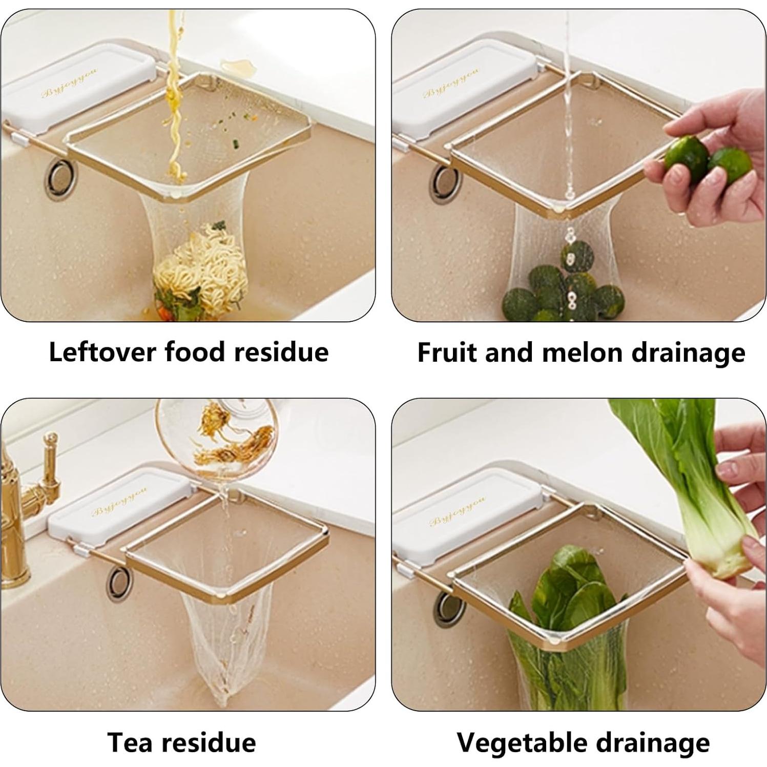 Cesta de Drenaje Colgante Sankoly de Acero Inoxidable 16.1x20cm