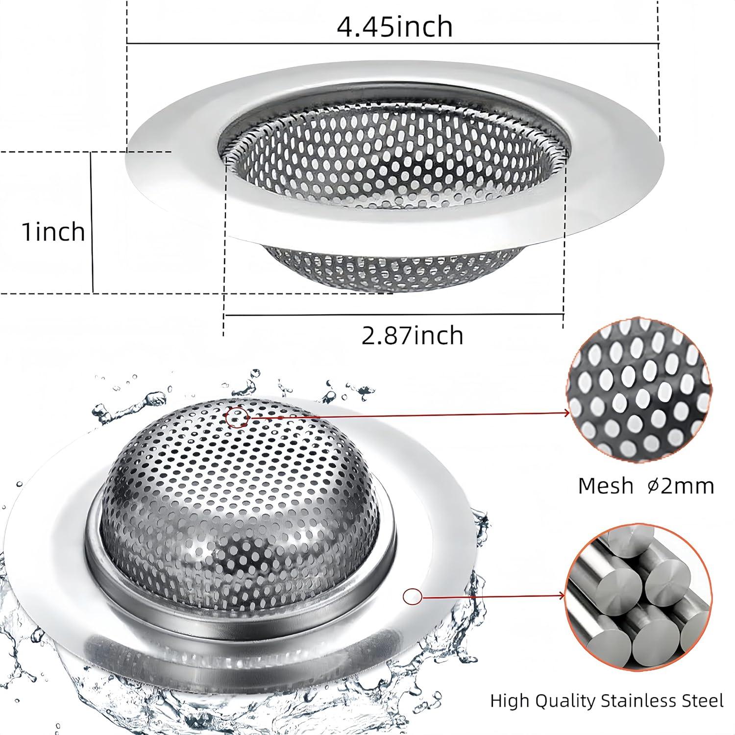 Juego de 2 Filtros de Fregadero Acero Inoxidable CINBILCORN