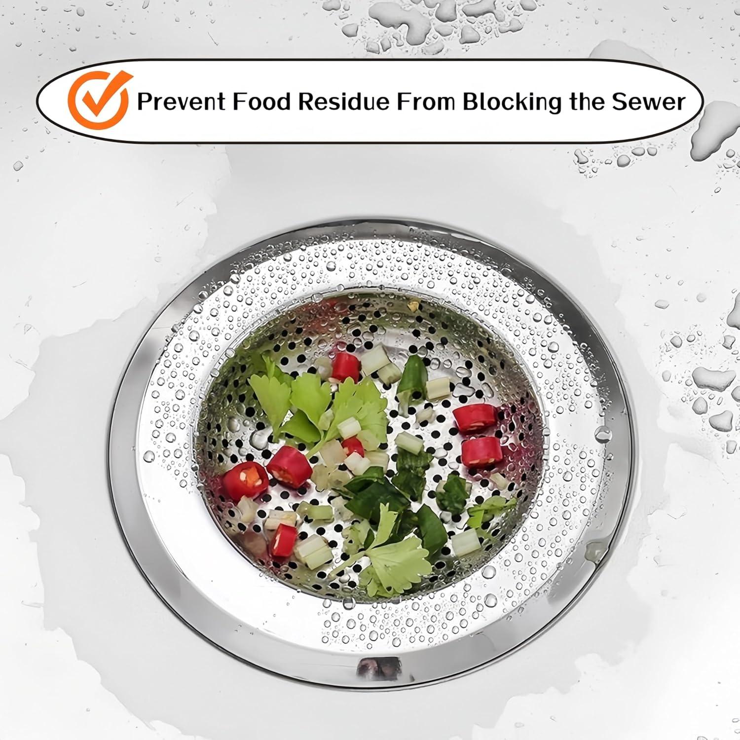 Juego de 2 Filtros de Fregadero Acero Inoxidable CINBILCORN