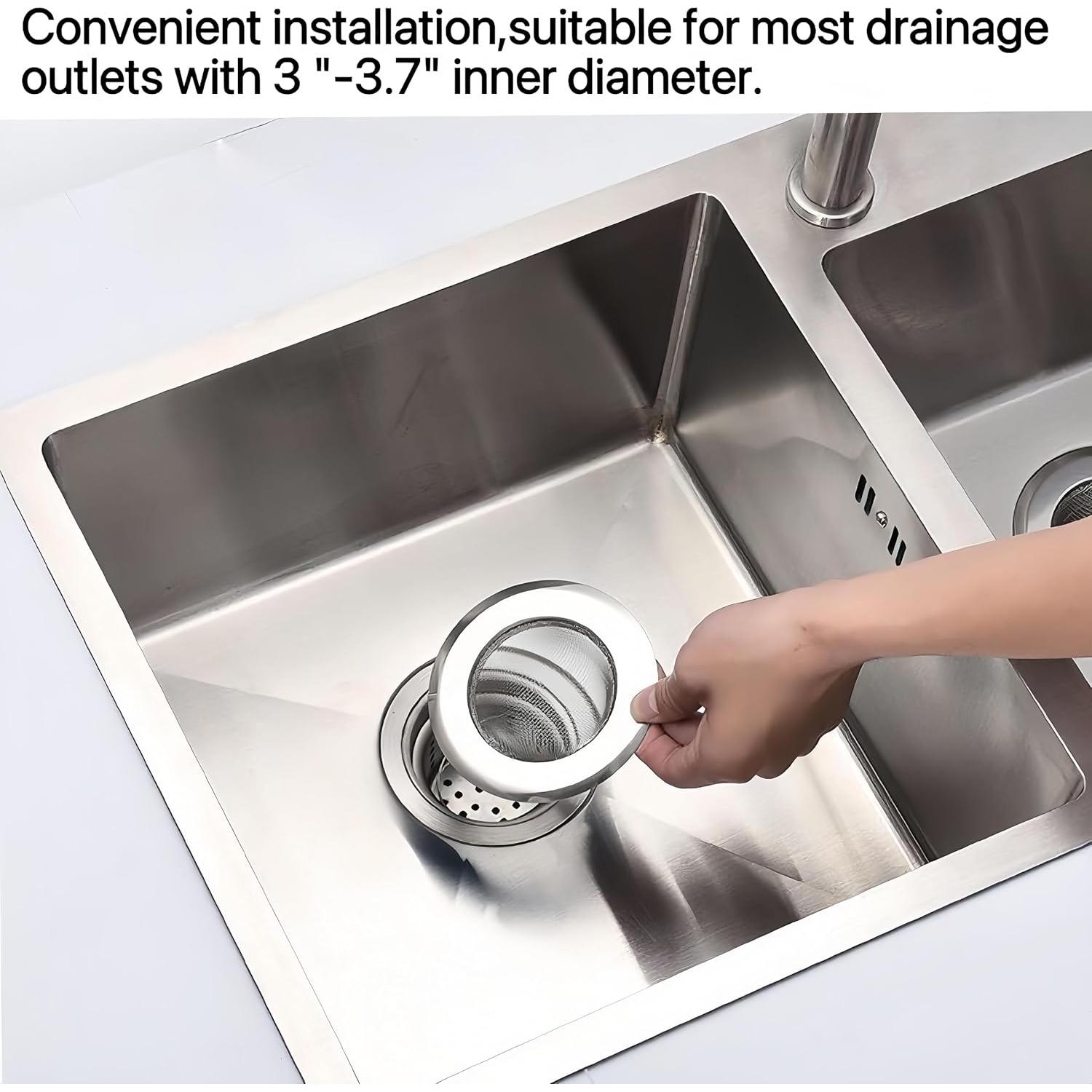 Juego de 2 Filtros de Fregadero Acero Inoxidable CINBILCORN