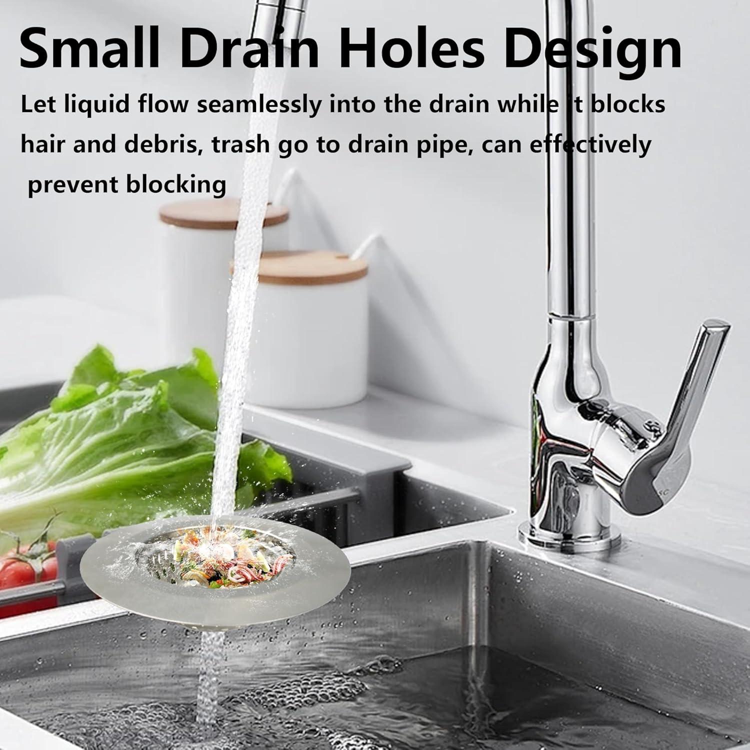 2 Filtros de Drenaje Acero Inoxidable 7.5cm AUXBC