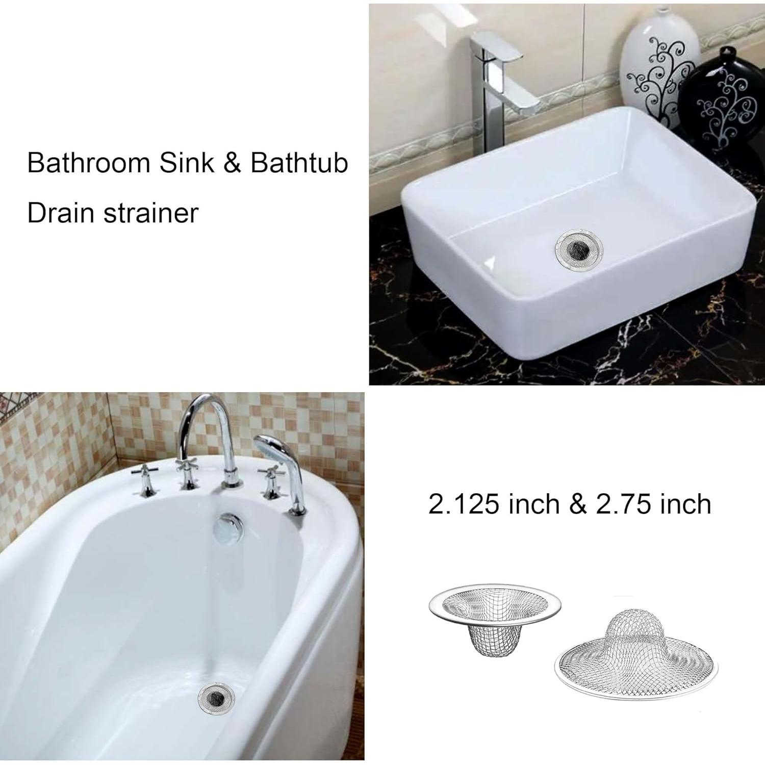 25 Filtros de Drenaje de Malla Beyoslf Acero Inoxidable