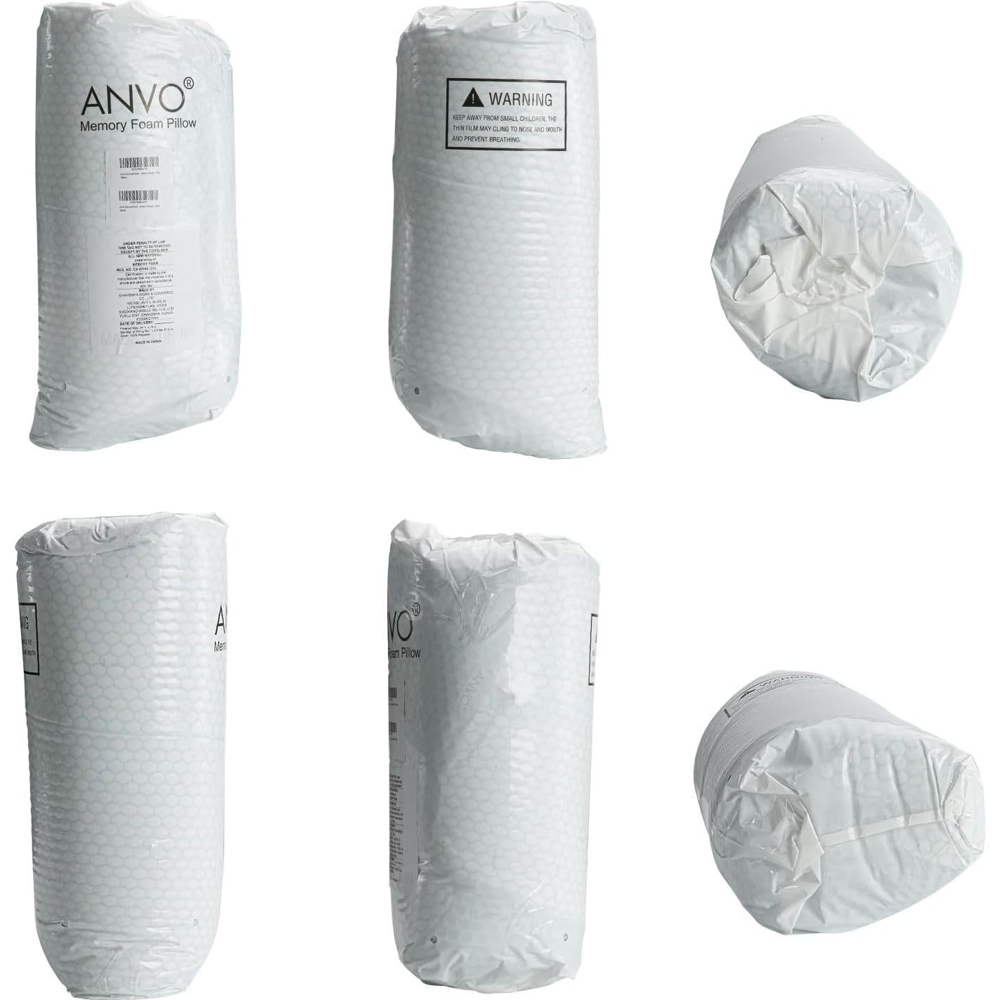 Almohada Cervical Firme Anvo - Espuma Viscoelástica 61x40.6cm