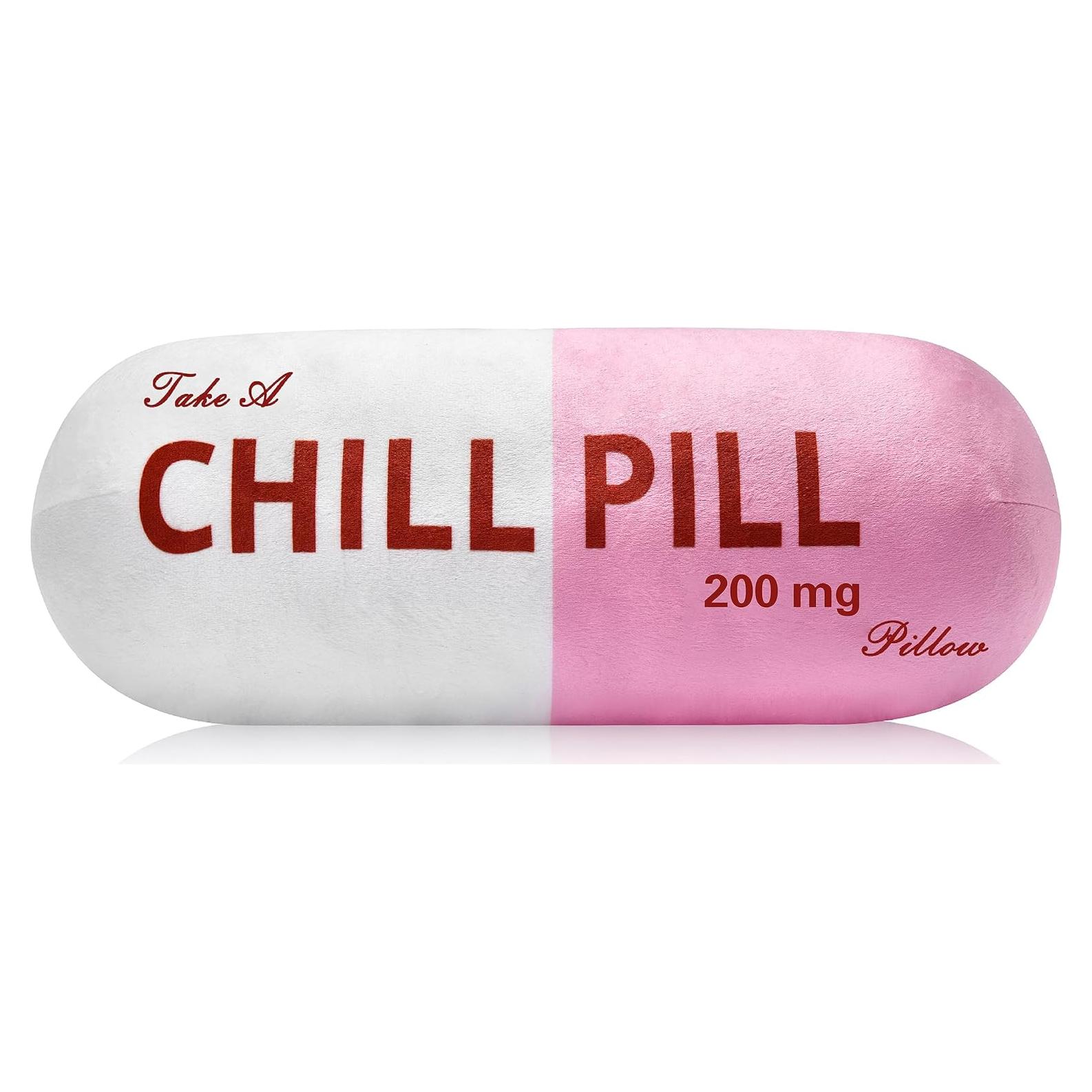Almohada Decorativa Chill Pill HZ MY Rosa Suave 43x22 cm