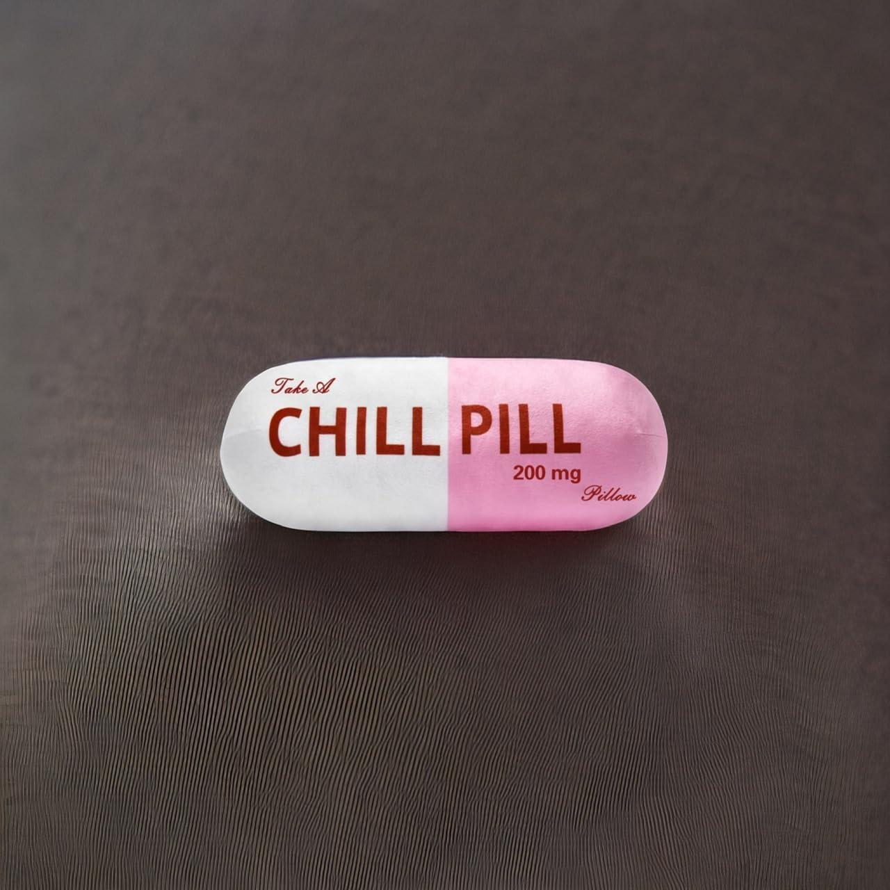 Almohada Decorativa Chill Pill HZ MY Rosa Suave 43x22 cm
