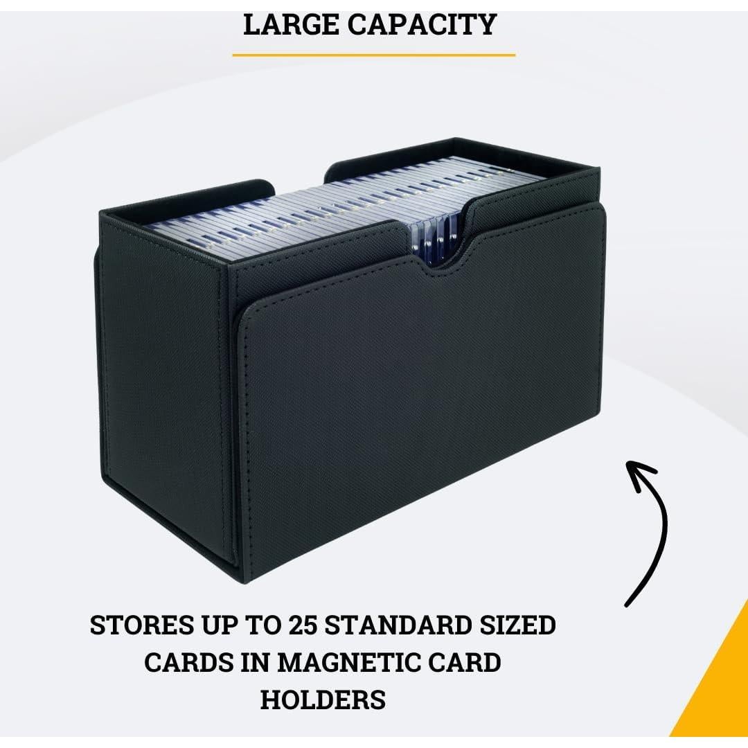 Caja de Baraja Premium Card Guardian con 25 Soportes Magnéticos