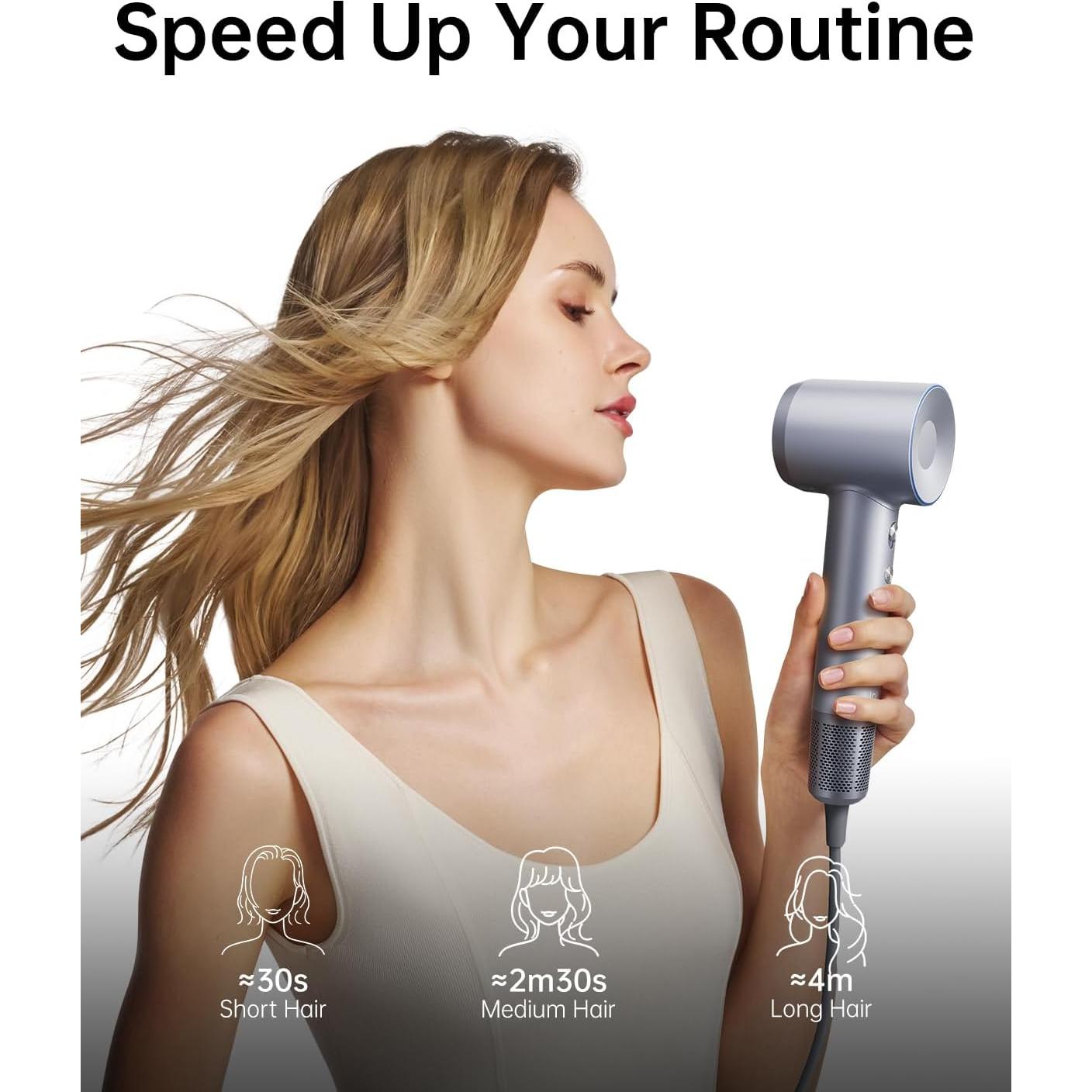 Secador de Pelo Laifen Swift 200M Iónico 110,000 RPM Bajo Ruido