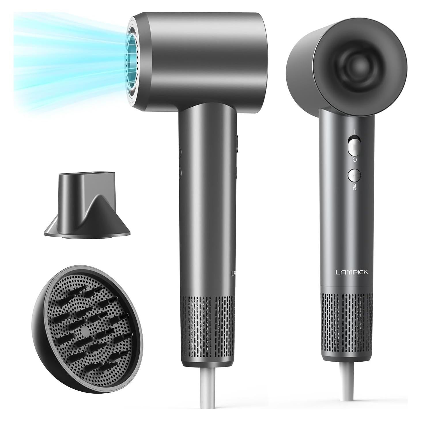 Secador de Pelo Profesional Lampick YEY-GS81 Iónico 500M Iones