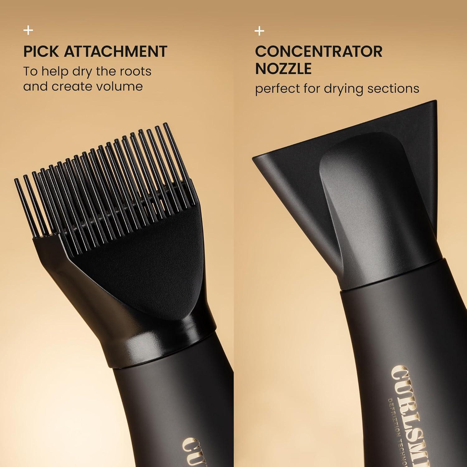 Secador de Pelo Curlsmith Defrizzion con Difusor 20.32 cm