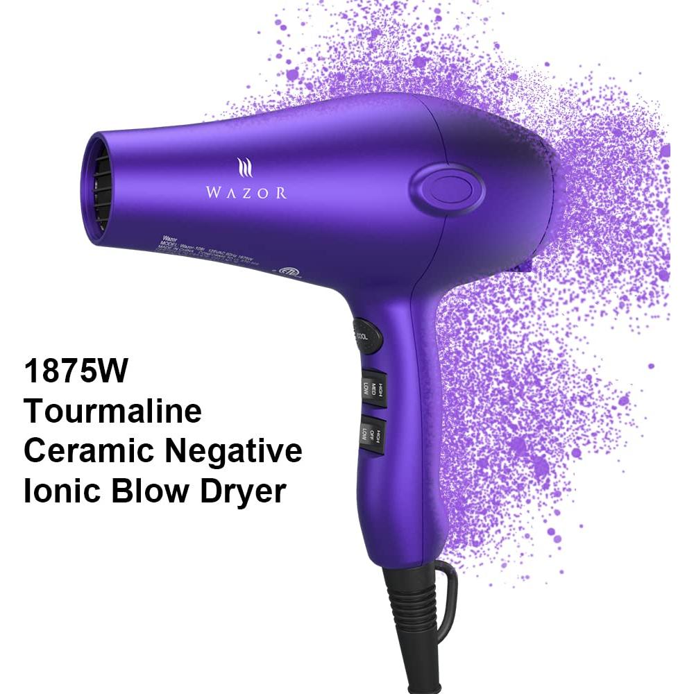 Secador de Pelo Profesional MHU 1875W Cerámica Iónica con Difusor