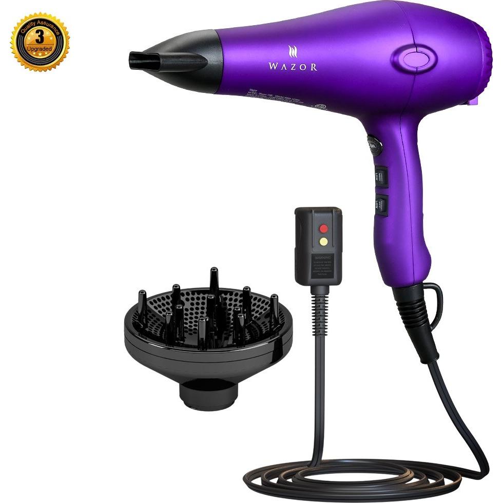 Secador de Pelo Profesional MHU 1875W Cerámica Iónica con Difusor