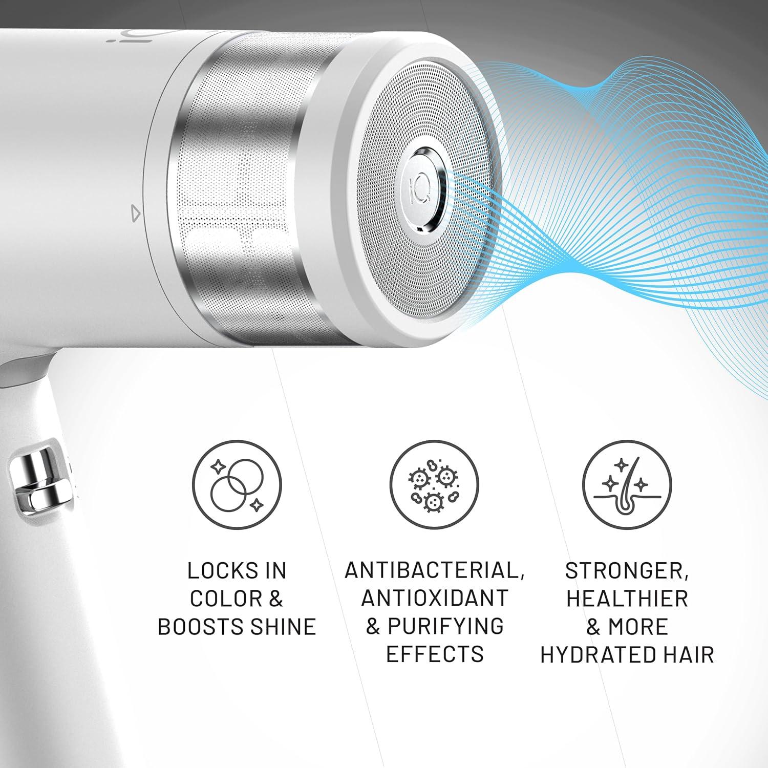 Secador de Pelo GA.MA iQ1 1600W Motor Sin Escobillas Gris