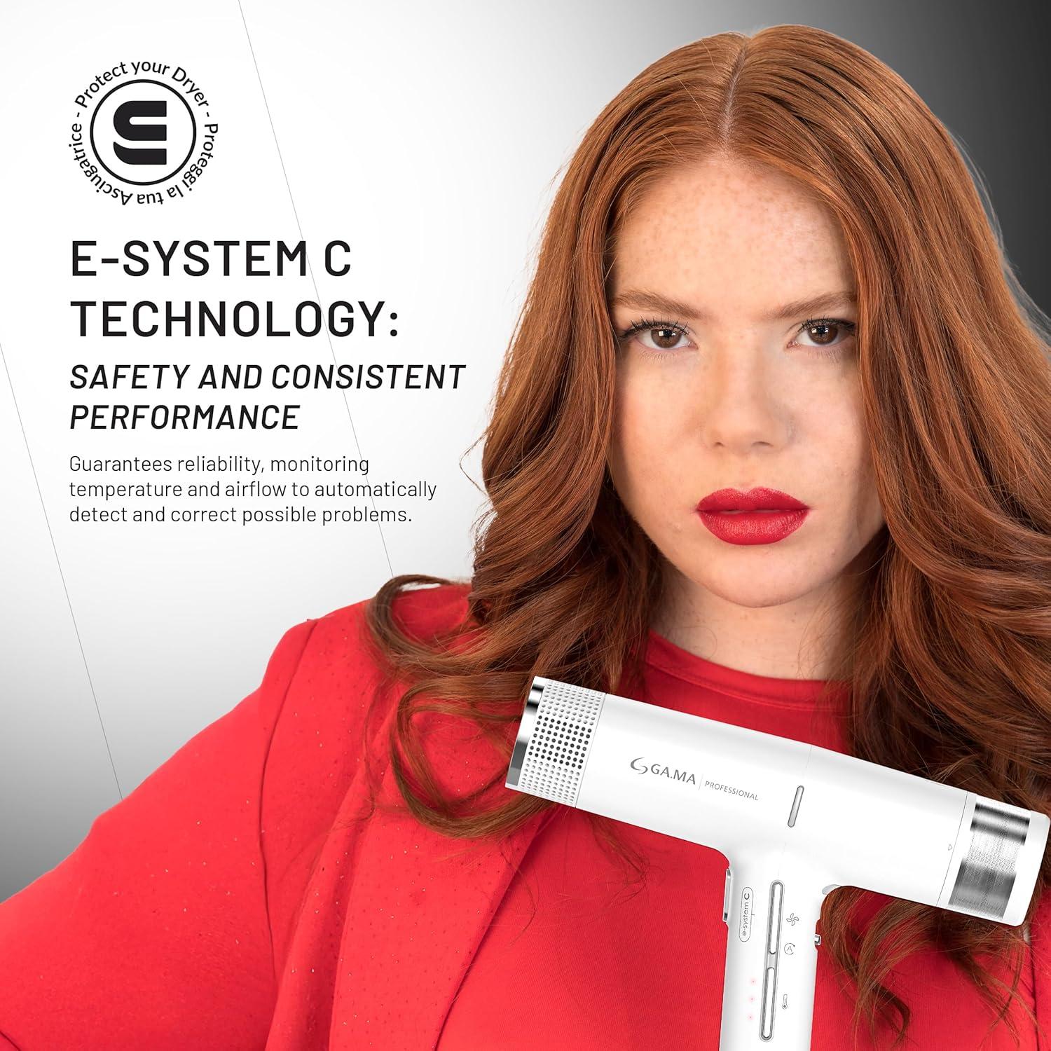 Secador de Pelo GA.MA iQ1 1600W Motor Sin Escobillas Gris