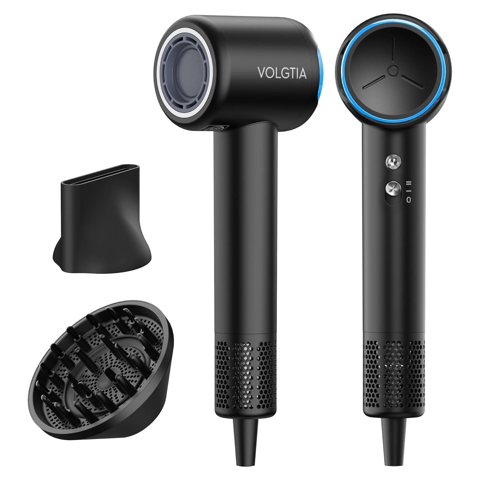 Secador de Pelo Profesional VOLGTIA 1400W con Difusor y Iones Negativos