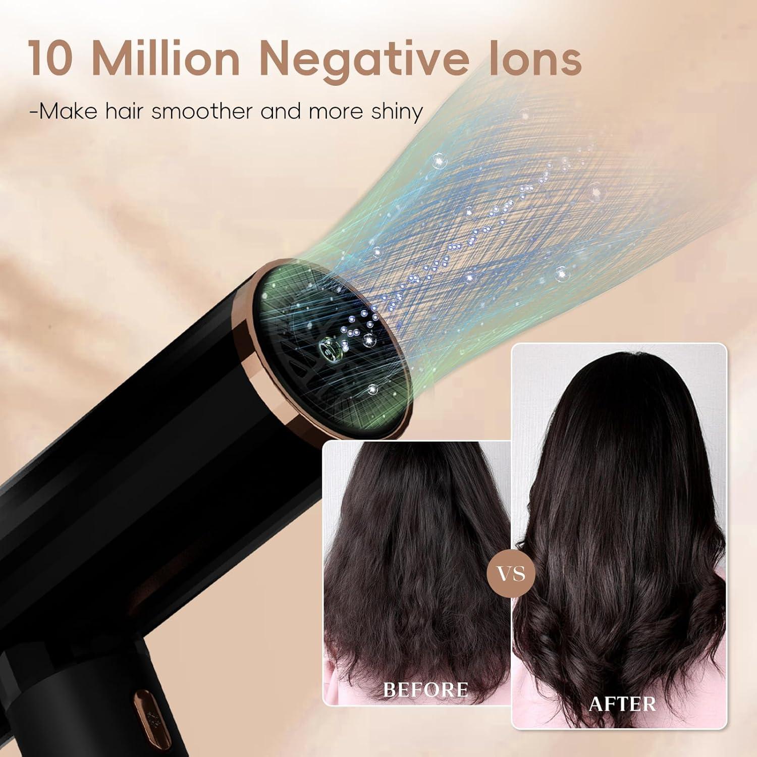 Secador de Pelo Nicebay DW-9041A Iónico 1600W con Difusor