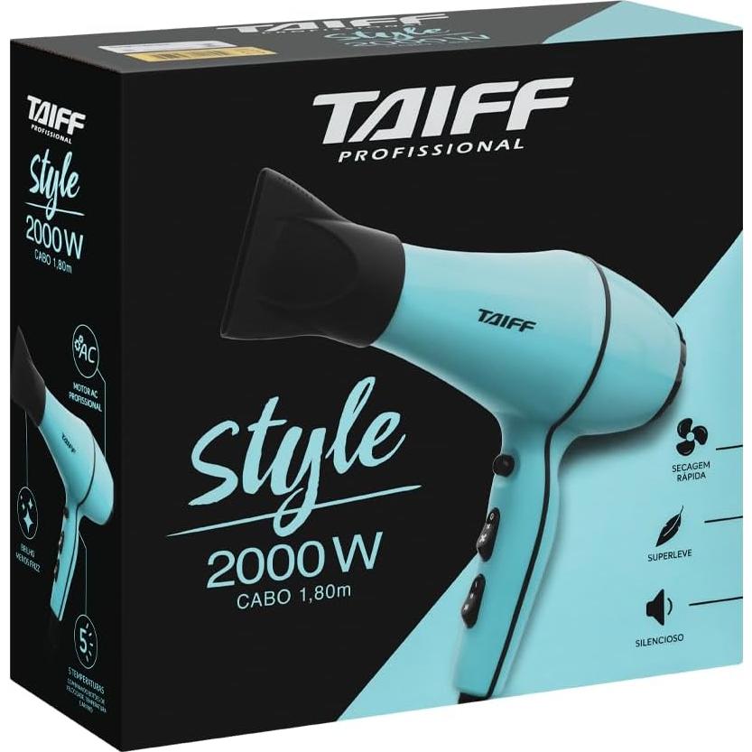 Secador de Pelo Taiff Style IonSense 1875W Cerámico Verde