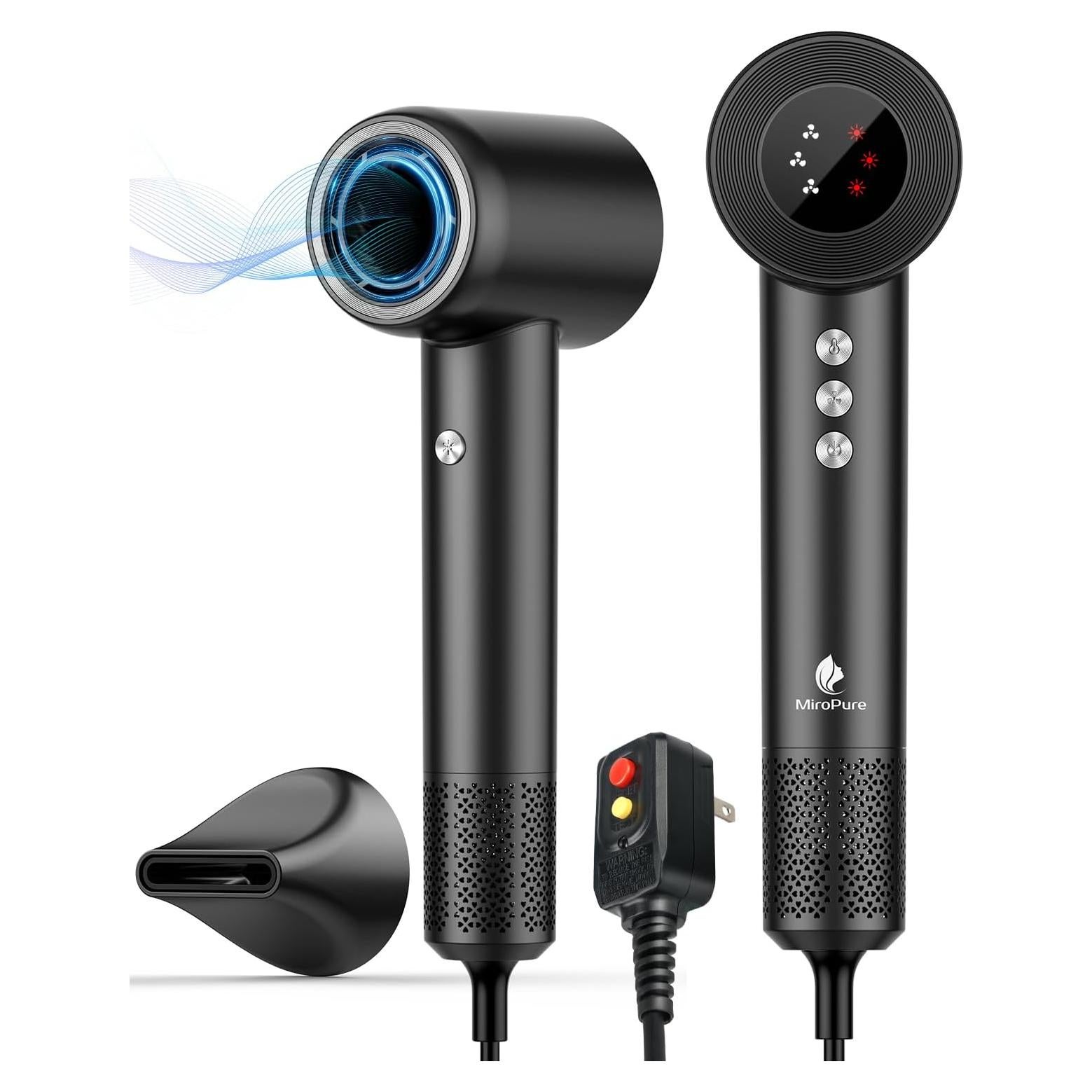 Secador de Pelo MiroPure TH009 1500W Iónico 110,000 RPM