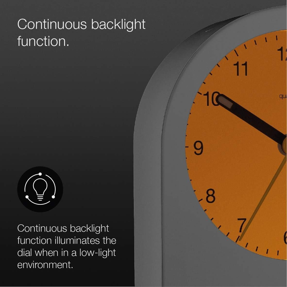 Reloj Despertador Analógico Braun BC22W Blanco con Alarma