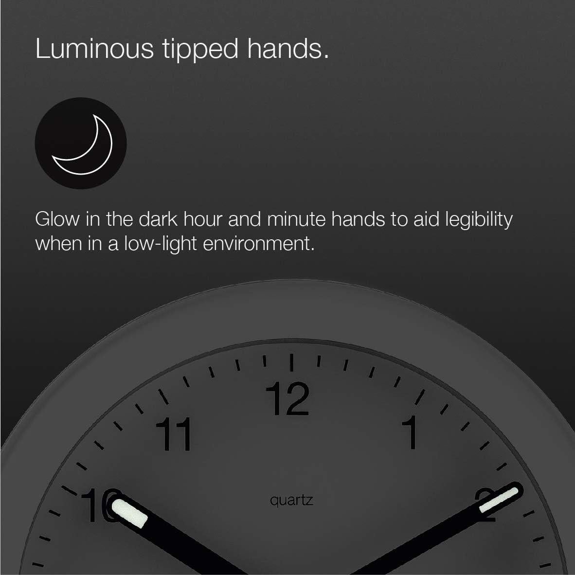 Reloj Despertador Analógico Braun BC22W Blanco con Alarma