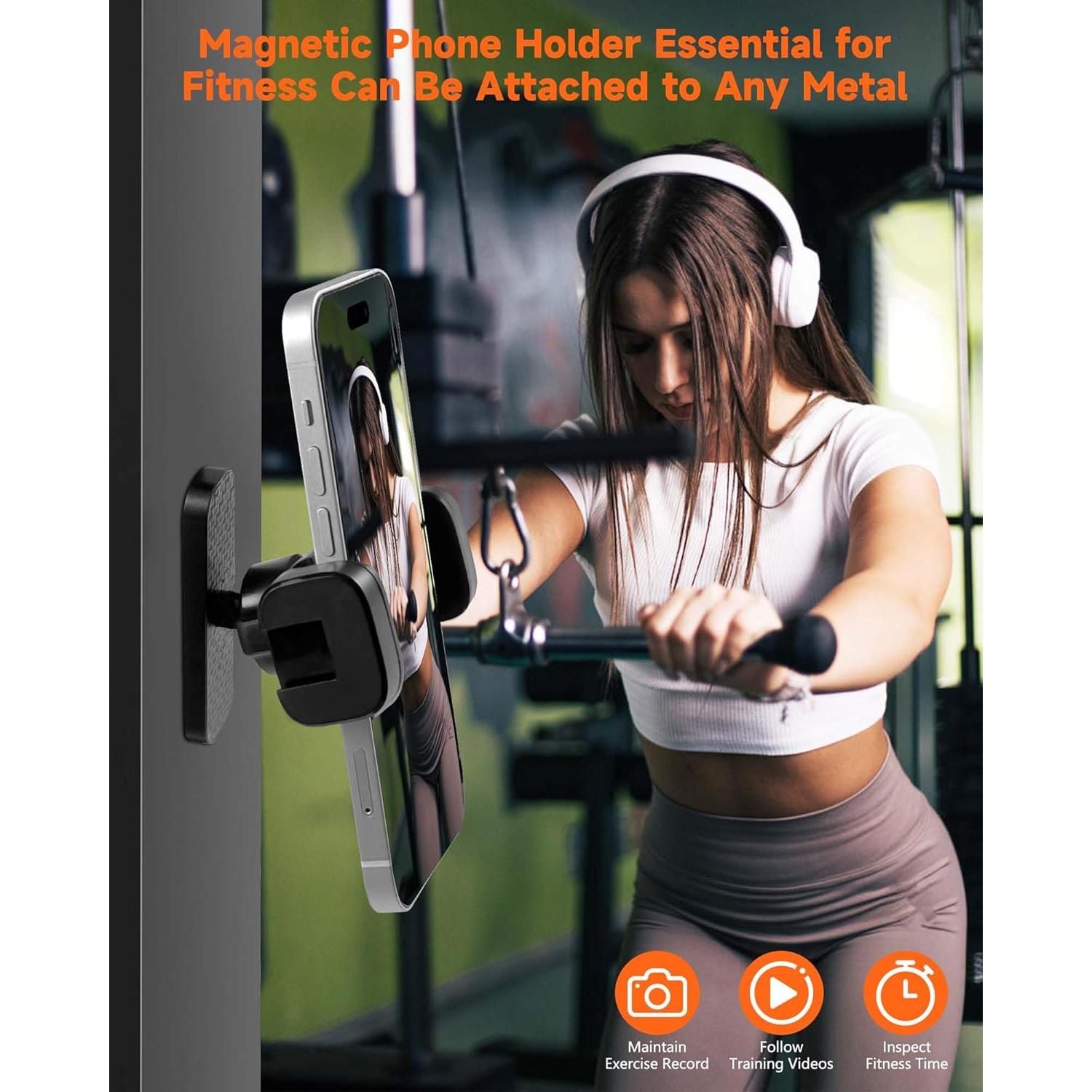 Soporte Magnético para Teléfono JACZZO 360° Gimnasio Universal