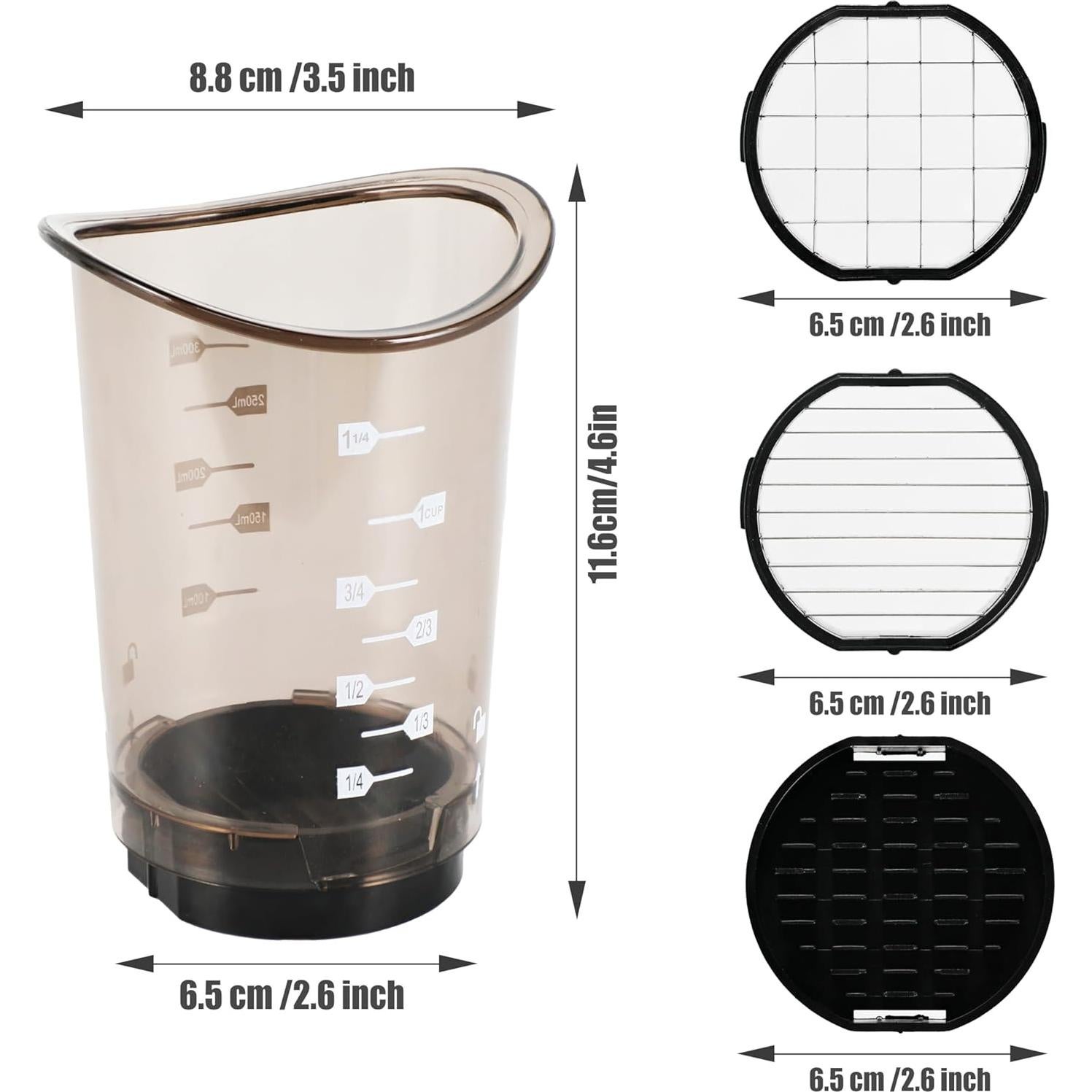 Cortadora de Frutas RUNZI con Cuchillas Desmontables 0.45 kg