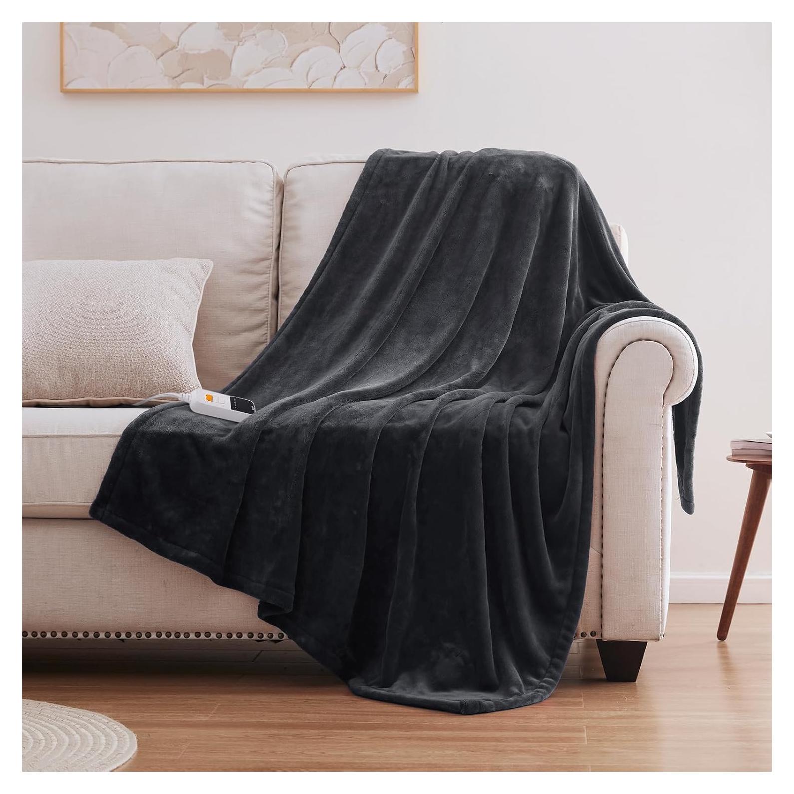 Manta Eléctrica Calentada Sealy 127x152cm Franela 6 Niveles