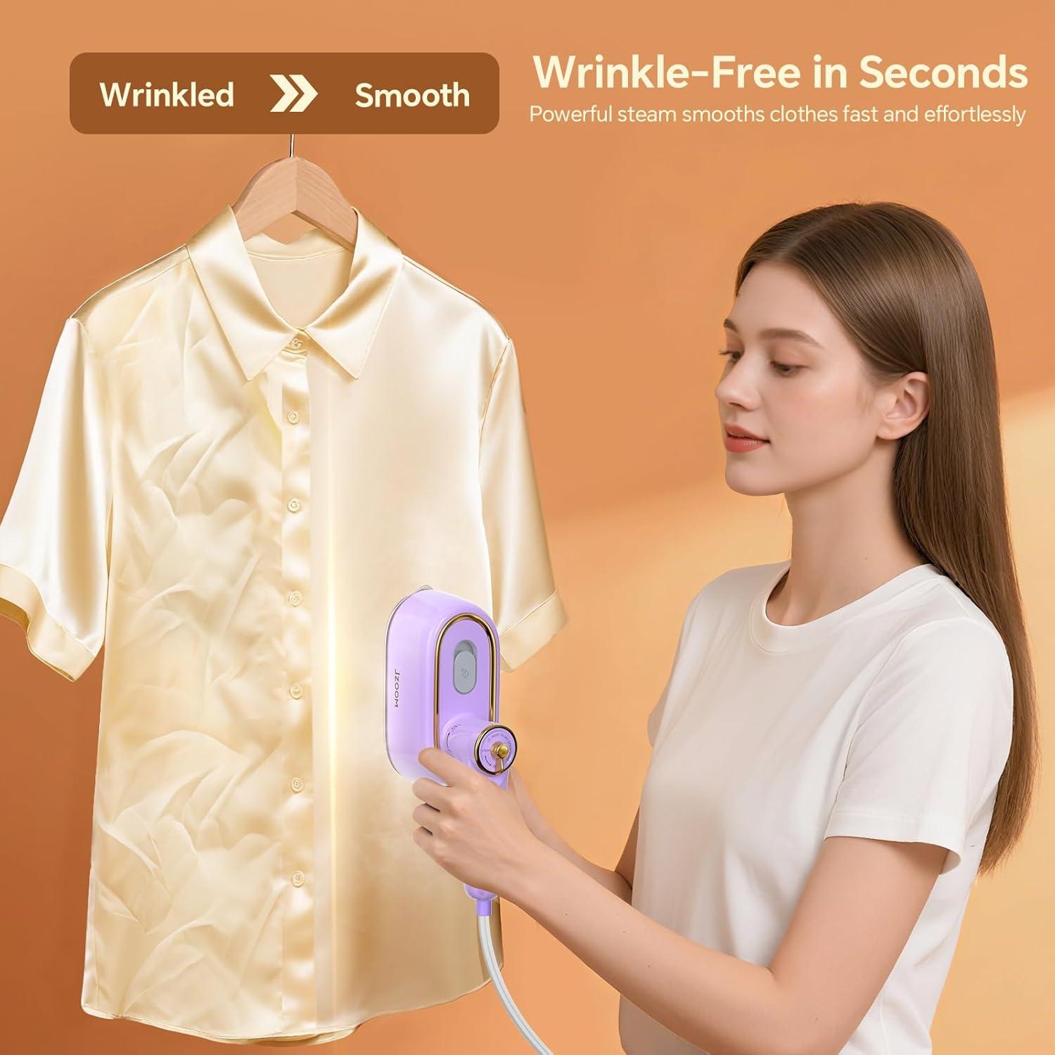 Plancha de Vapor Portátil JZOOM S9 2-en-1 1000W 150ml