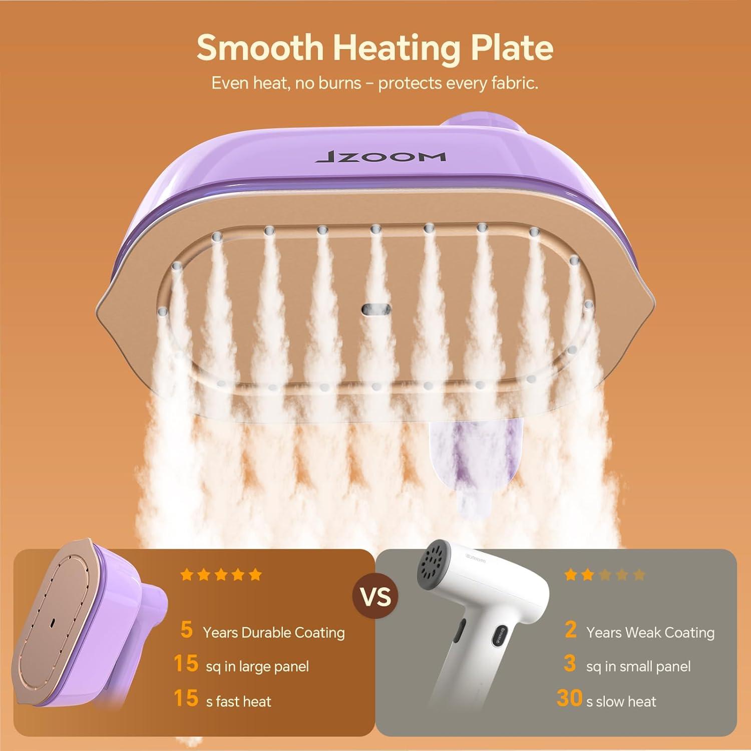 Plancha de Vapor Portátil JZOOM S9 2-en-1 1000W 150ml