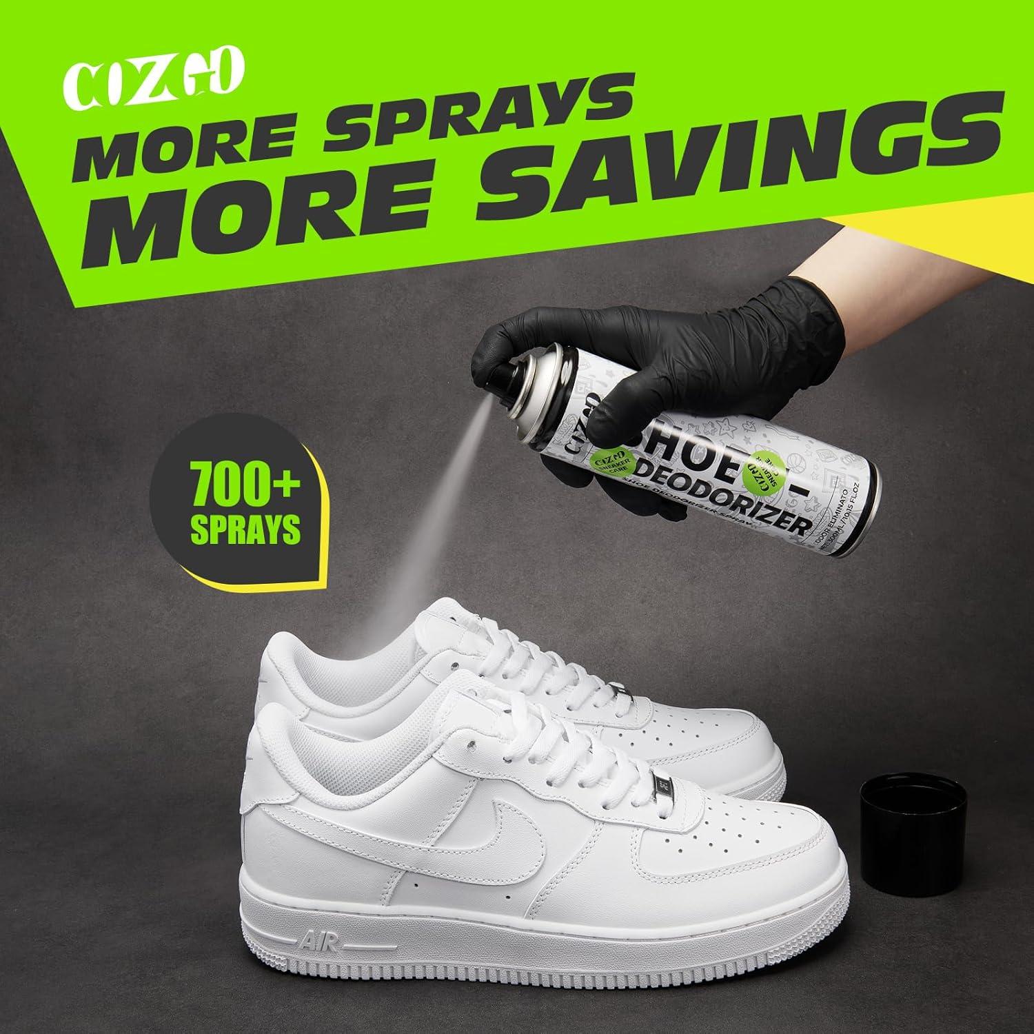 Spray Desodorante para Zapatos COZGO 300ml - Eliminador de Olores