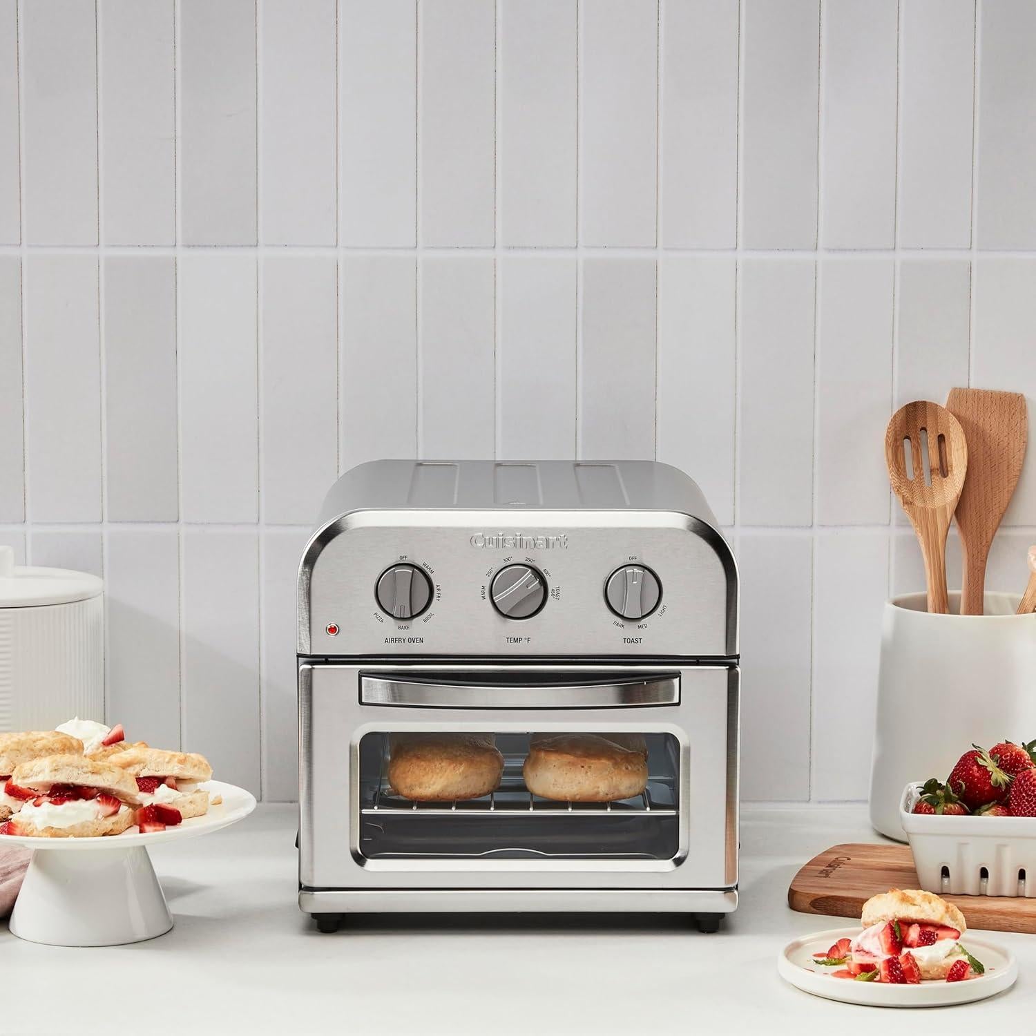 Horno Tostador de Aire Cuisinart TOA-26 Acero Inoxidable 1.13 kg