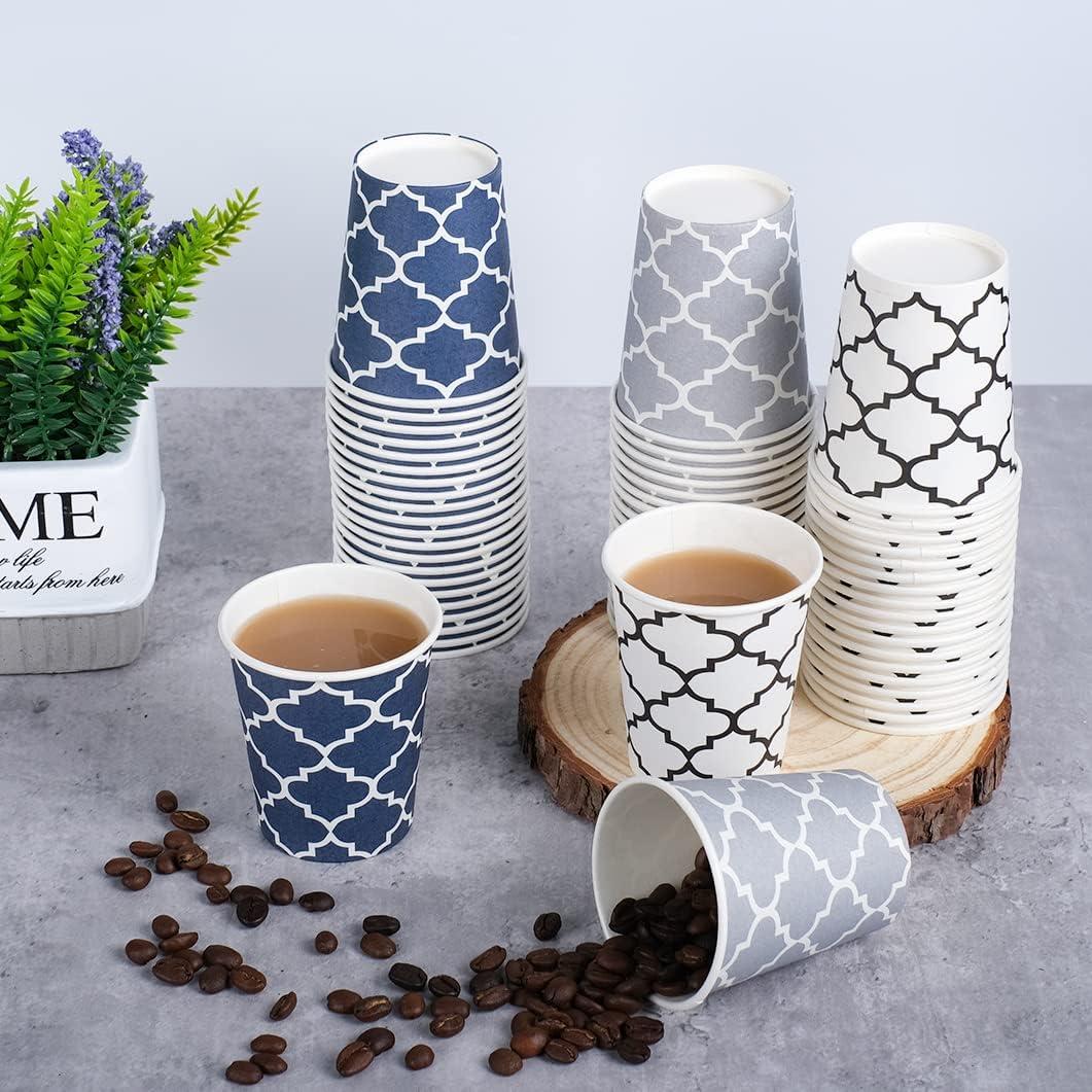 Tazas de Papel Desechables Clawsoff 3 oz 300 Unidades Azul Marino