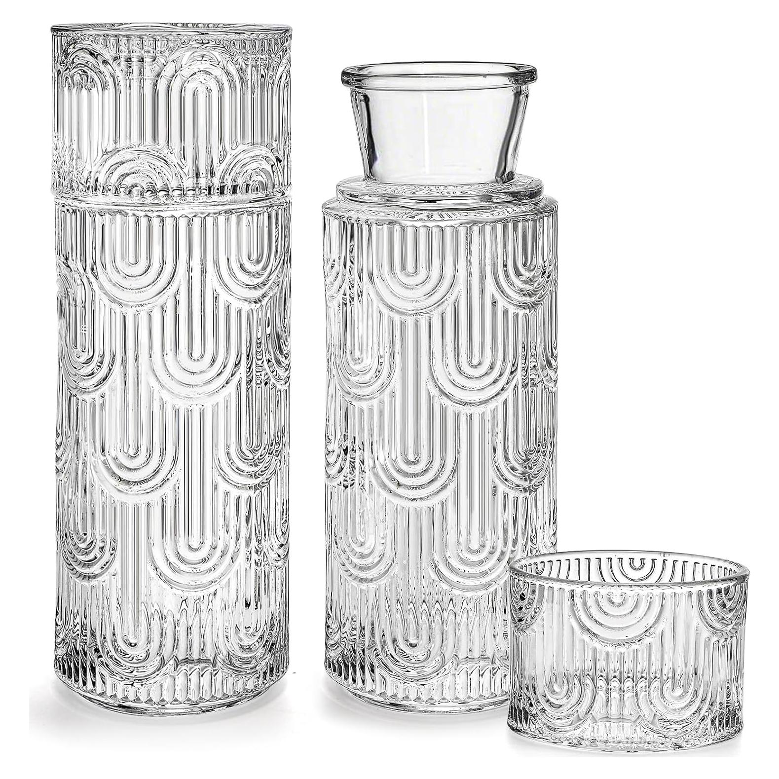 Conjunto de Jarras de Vidrio Coloch 2 Jarras y 2 Tazas 621ml