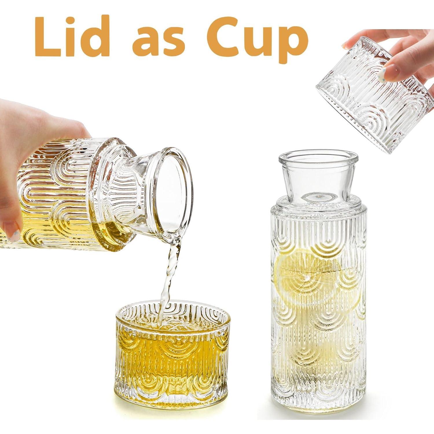 Conjunto de Jarras de Vidrio Coloch 2 Jarras y 2 Tazas 621ml