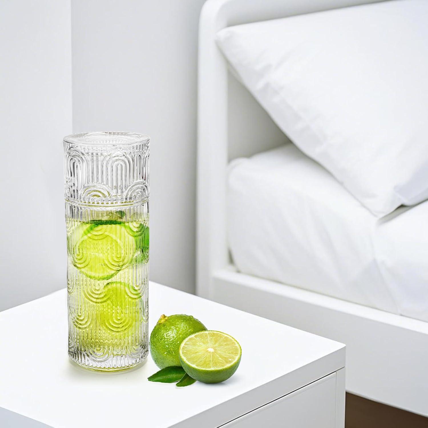 Conjunto de Jarras de Vidrio Coloch 2 Jarras y 2 Tazas 621ml