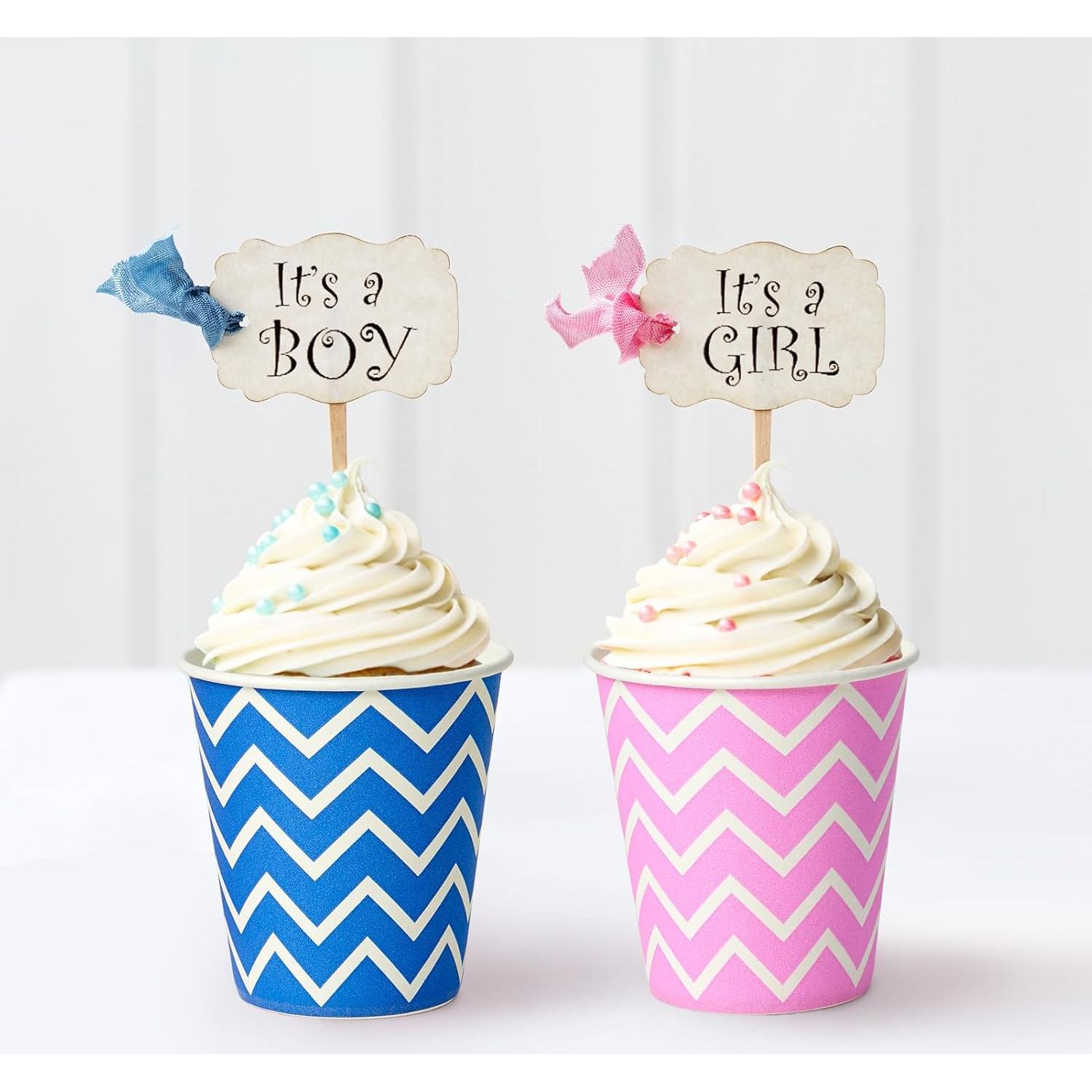 Vasos de Papel Desechables JOLLY PARTY 3oz Rayas - 300 Unidades