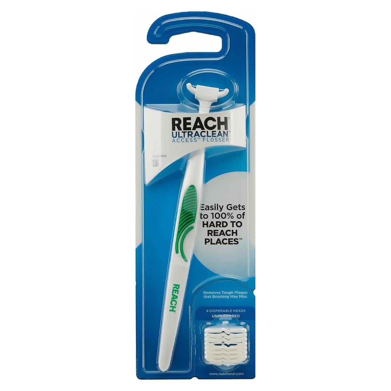 Hilo Dental Ultraclean Listerine con 8 Cabezas Repuesto