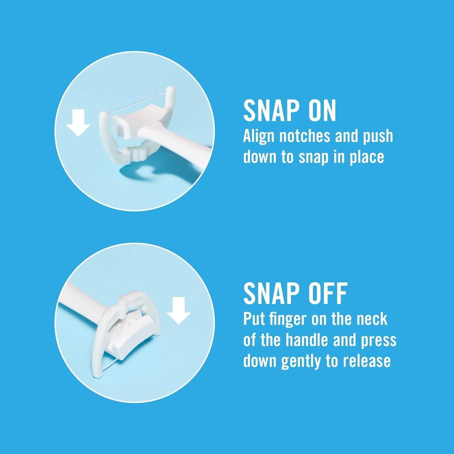 Hilo Dental Ultraclean Listerine con 8 Cabezas Repuesto