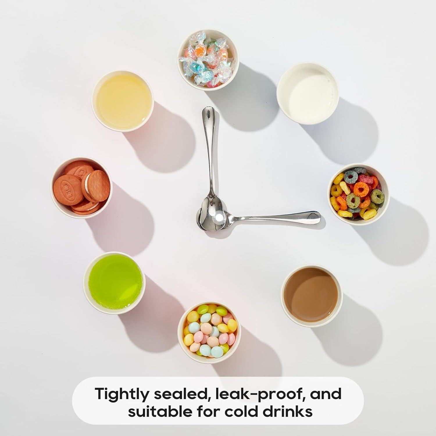 Vasos de Papel Desechables JOLLY PARTY 3 oz - 500 Unidades