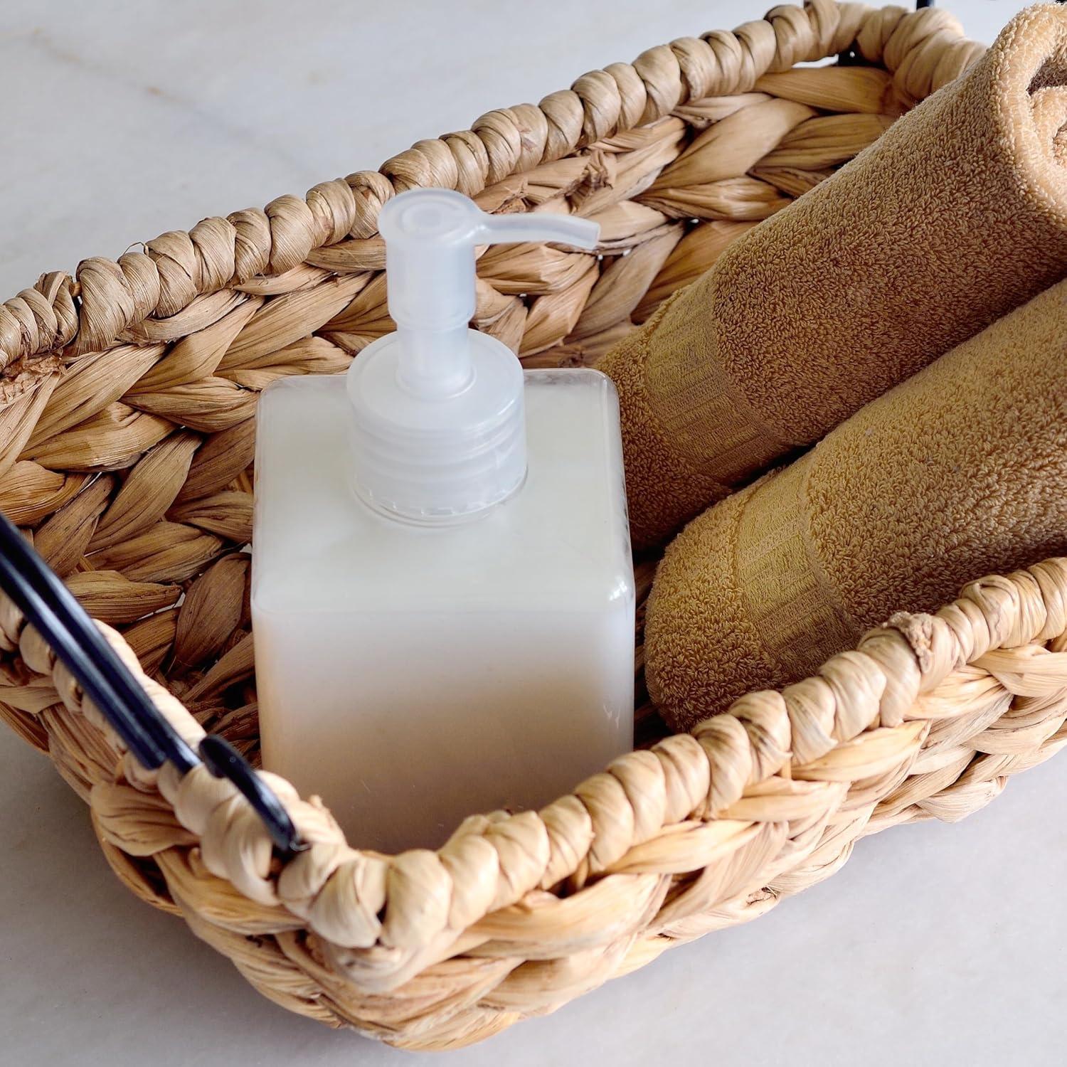 Youngever 5 Botellas de Plástico Cuadradas 355 ml con Bomba