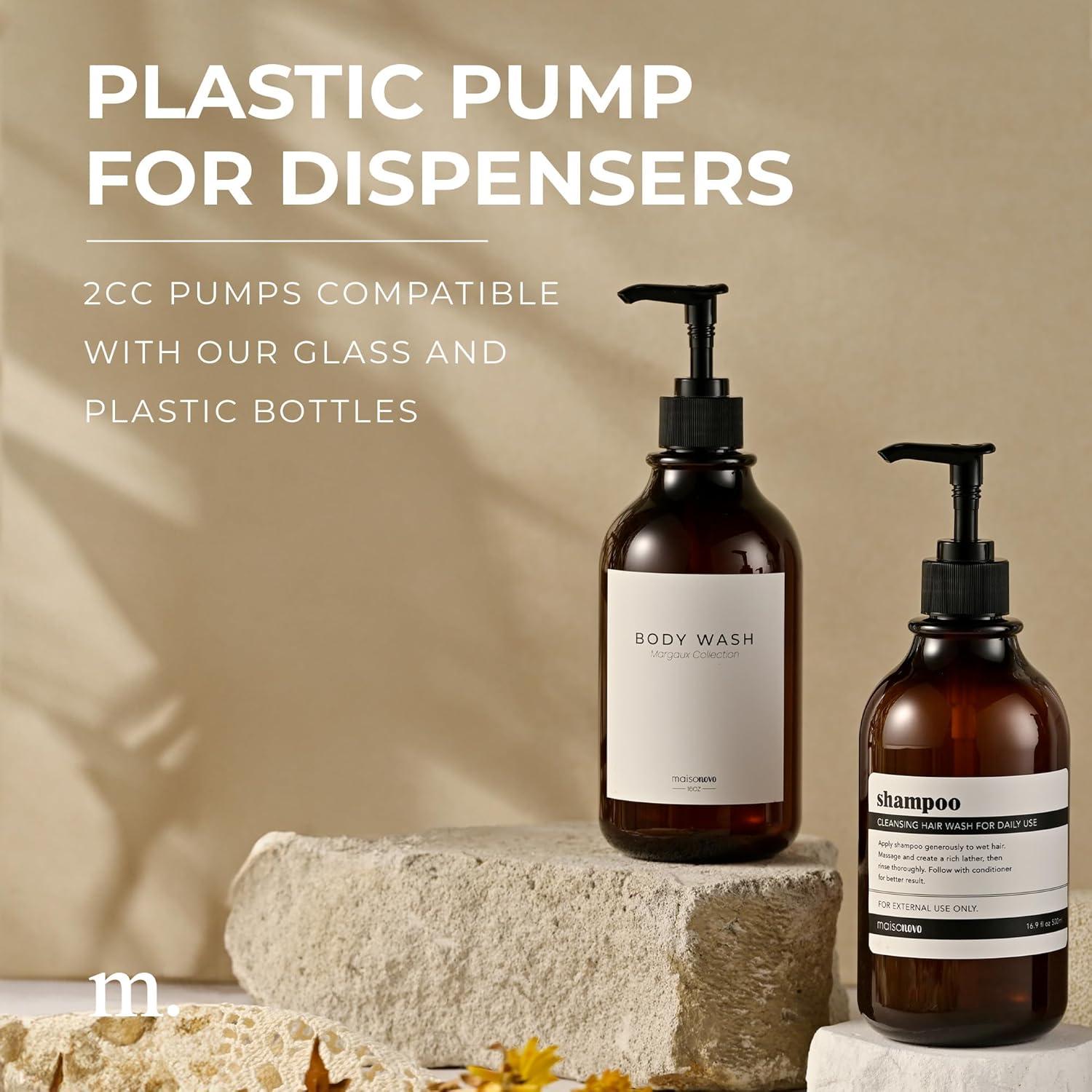 Reemplazo de bomba de dispensador de jabón MaisoNovo - 2 unidades - acero inoxidable