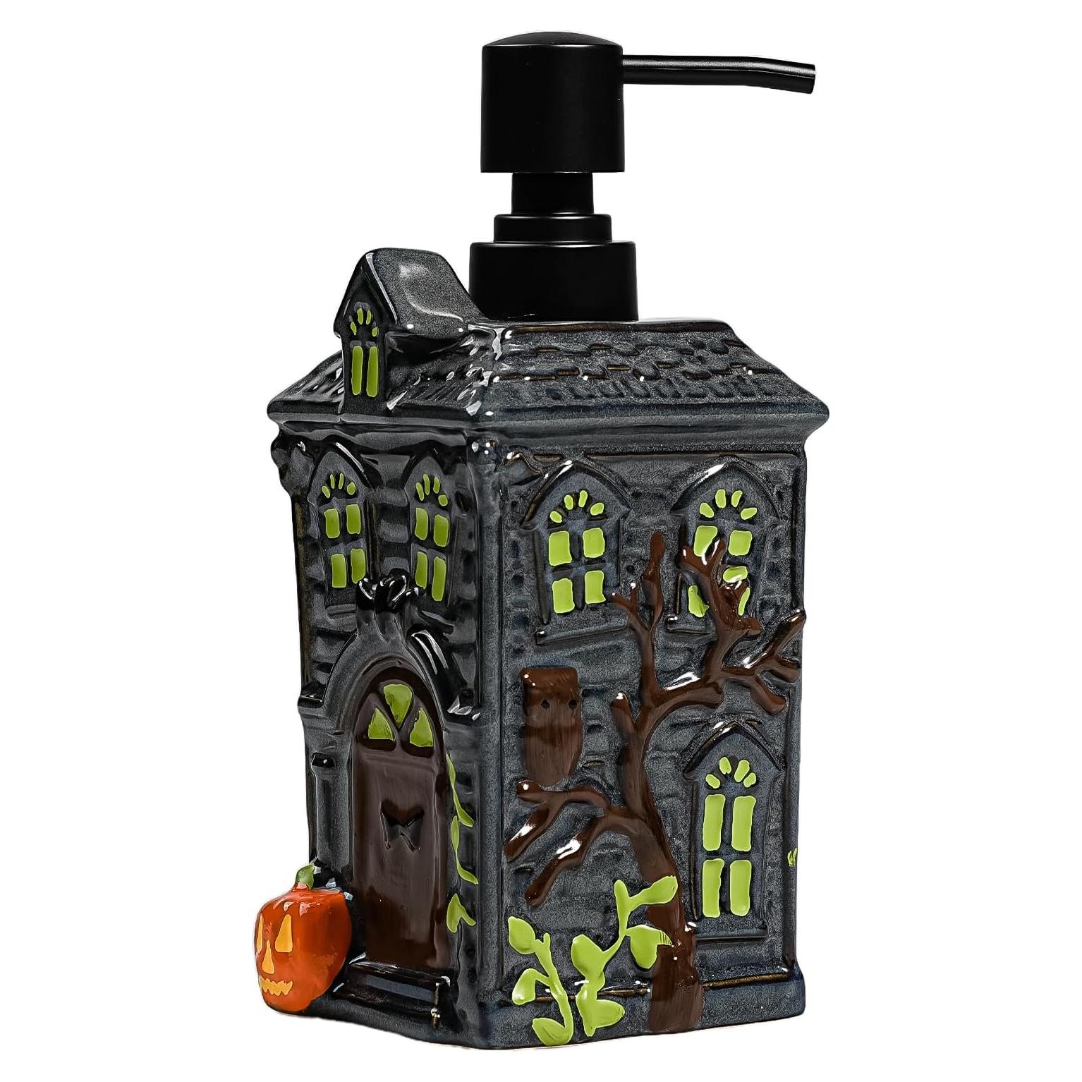 Dispensador de Jabón Cerámica Halloween Amaauto 567ml Casa