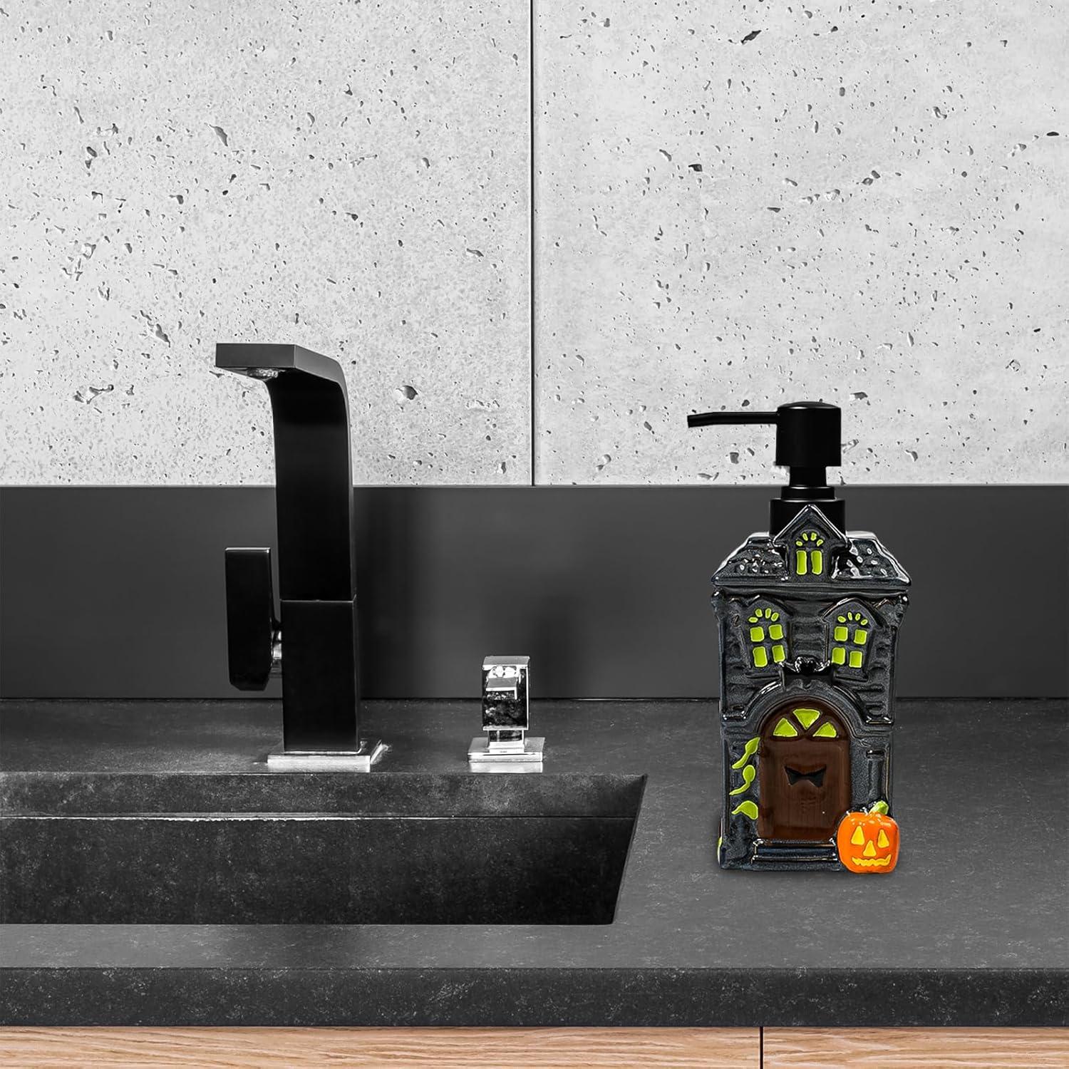 Dispensador de Jabón Cerámica Halloween Amaauto 567ml Casa