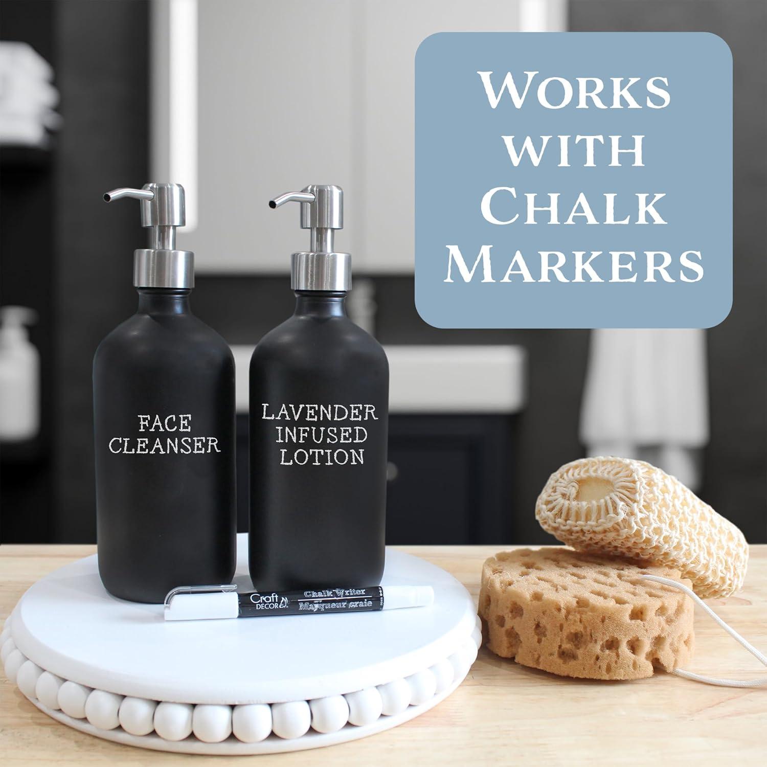 Botellas de Vidrio Negras 16oz Cornucopia Brands - Paquete de 2