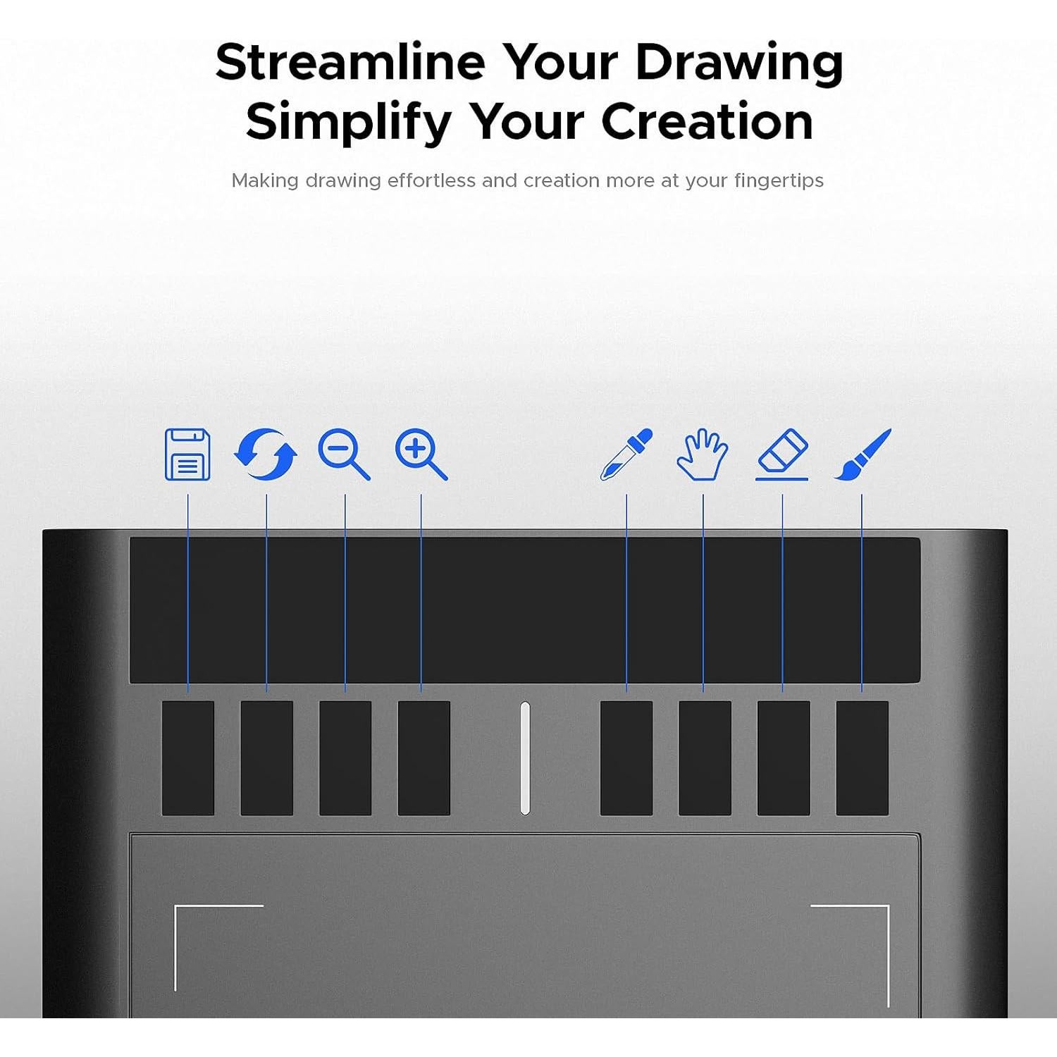 Tableta de Dibujo Gráfica UGEE M708 25.4x15.24 cm 8192 Niveles