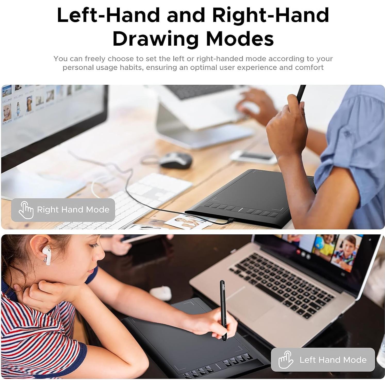 Tableta de Dibujo Gráfica UGEE M708 25.4x15.24 cm 8192 Niveles