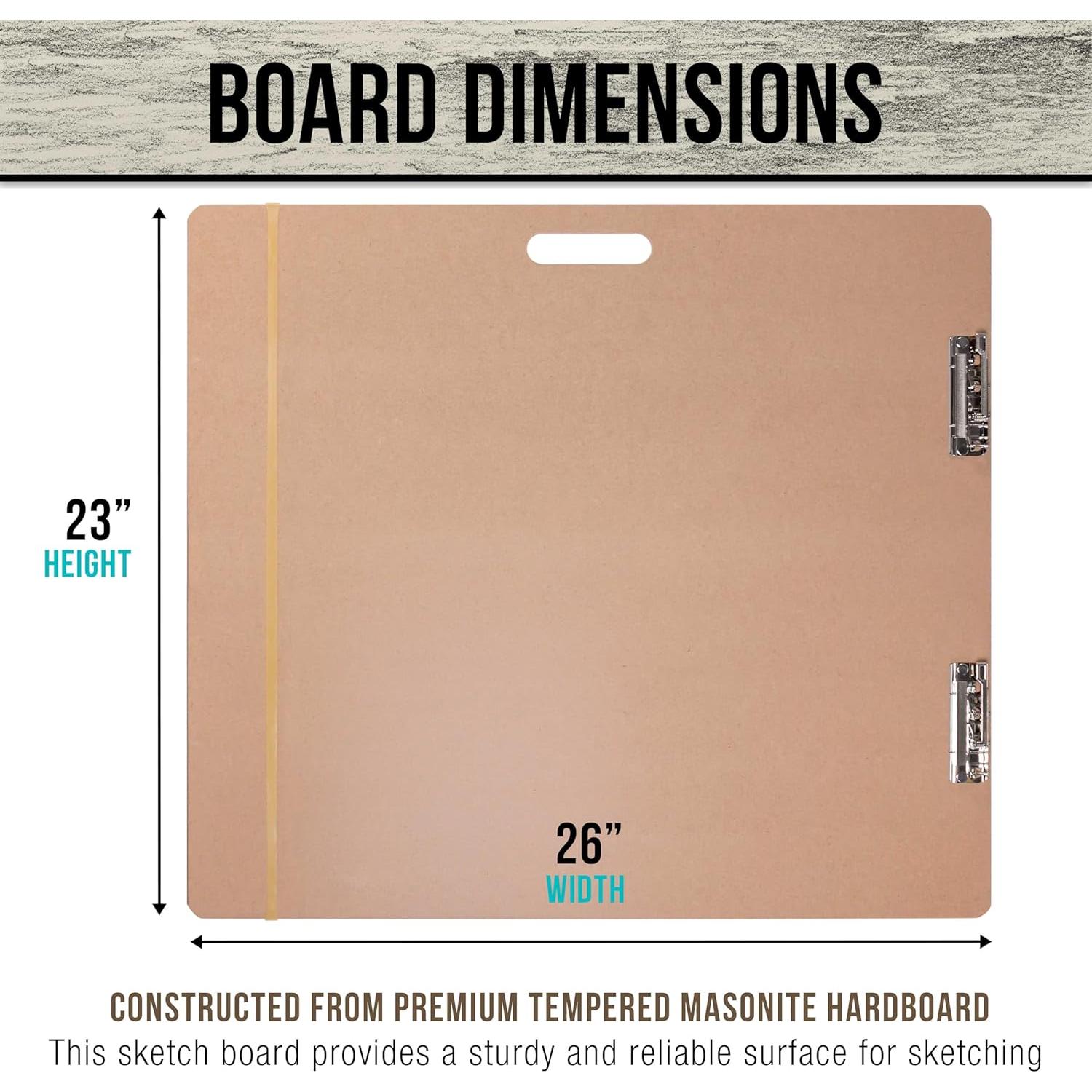 Tablero de Dibujo Portátil Suministro de Arte 58.4 x 66 cm
