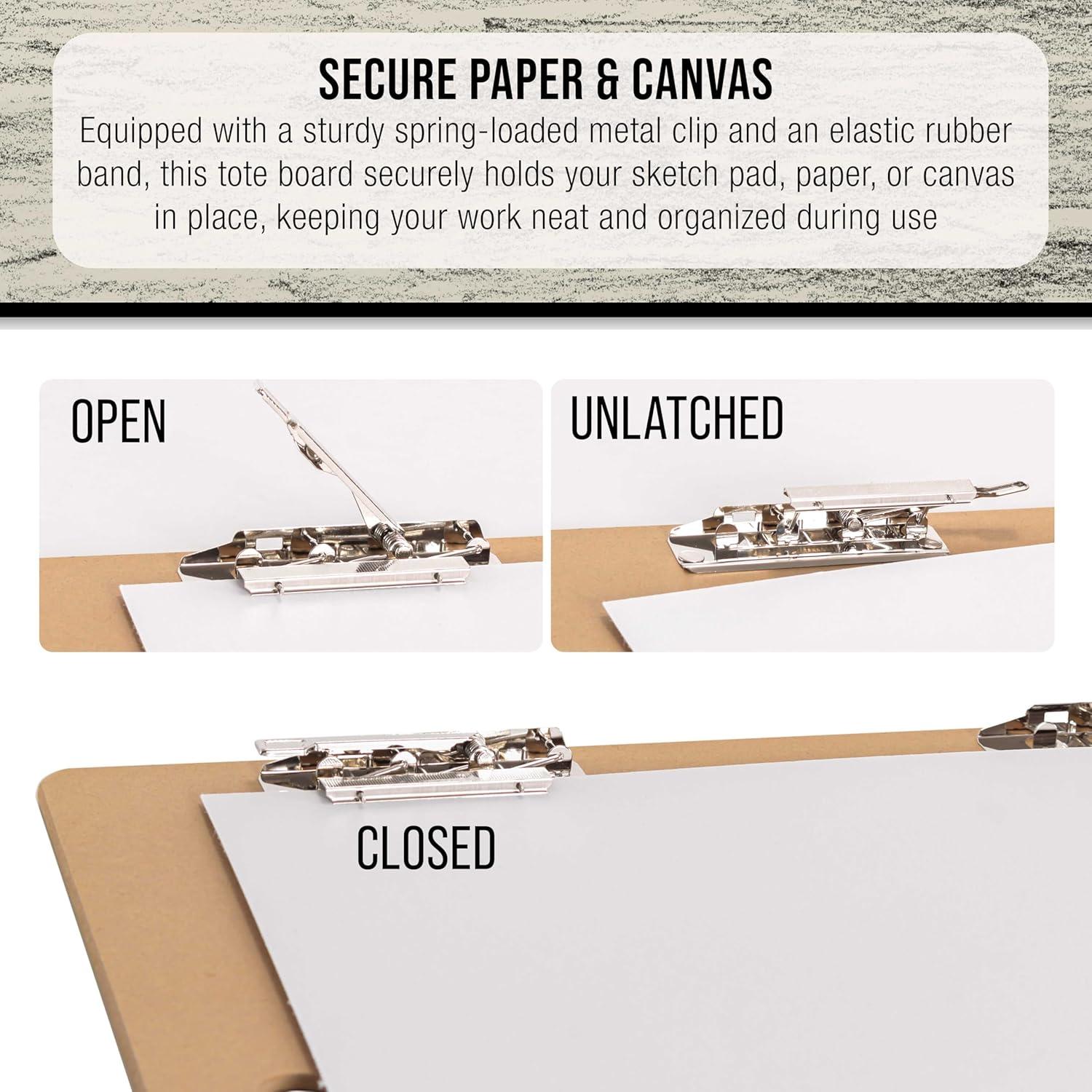 Tablero de Dibujo Portátil Suministro de Arte 58.4 x 66 cm