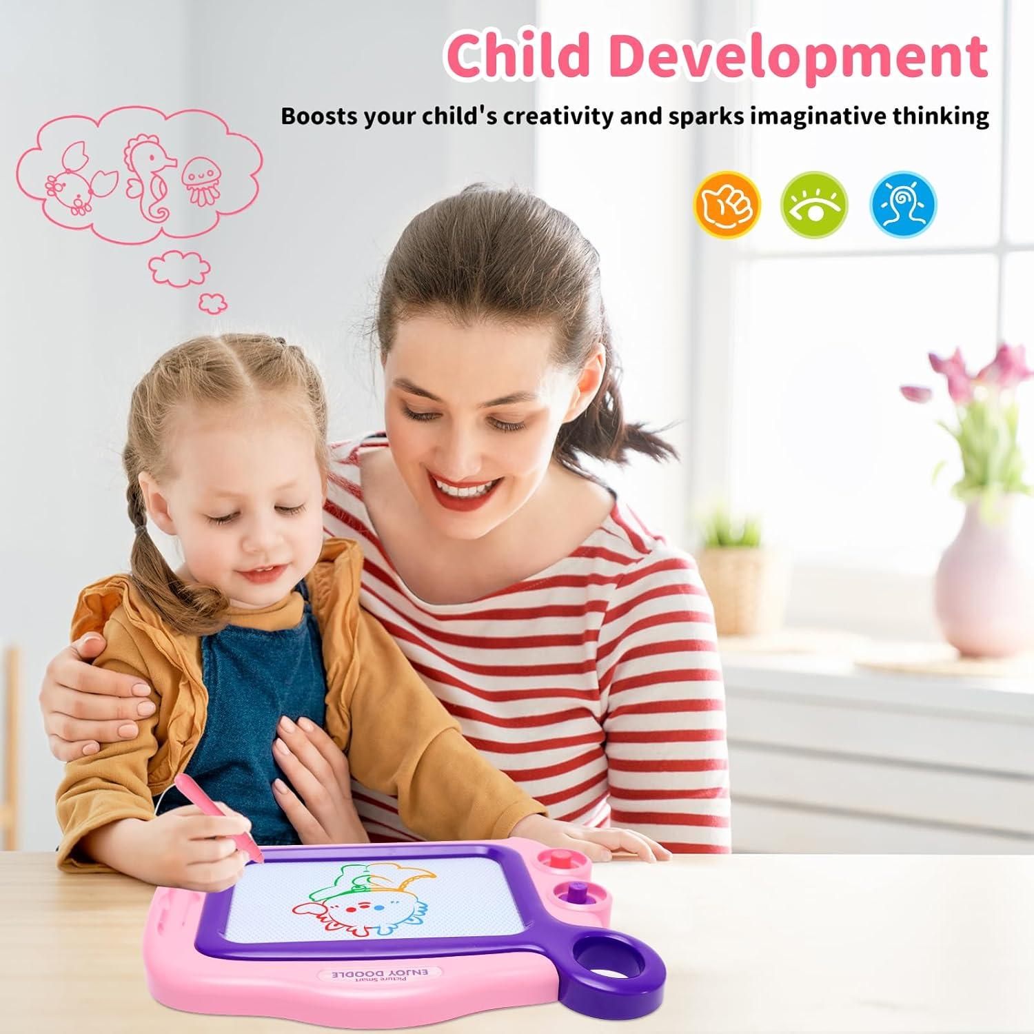 Tablero Magnético de Dibujo Wellchild 26.5x19cm para Niños