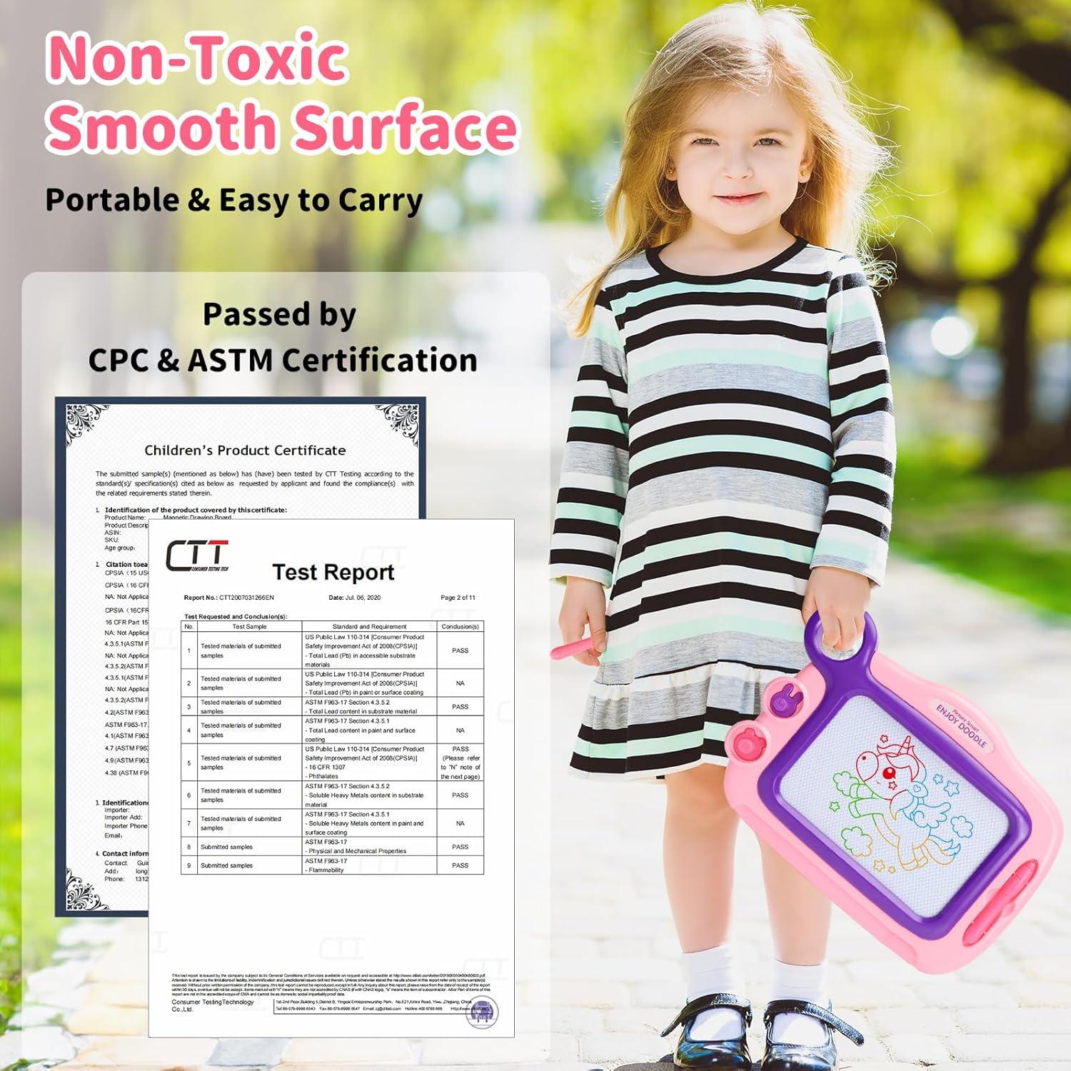 Tablero Magnético de Dibujo Wellchild 26.5x19cm para Niños