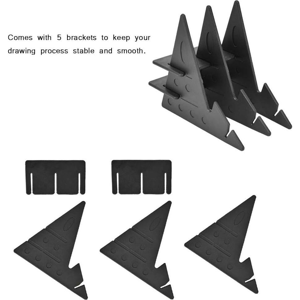 Tablero de Dibujo Portátil Zopsc con Luz LED y Soportes